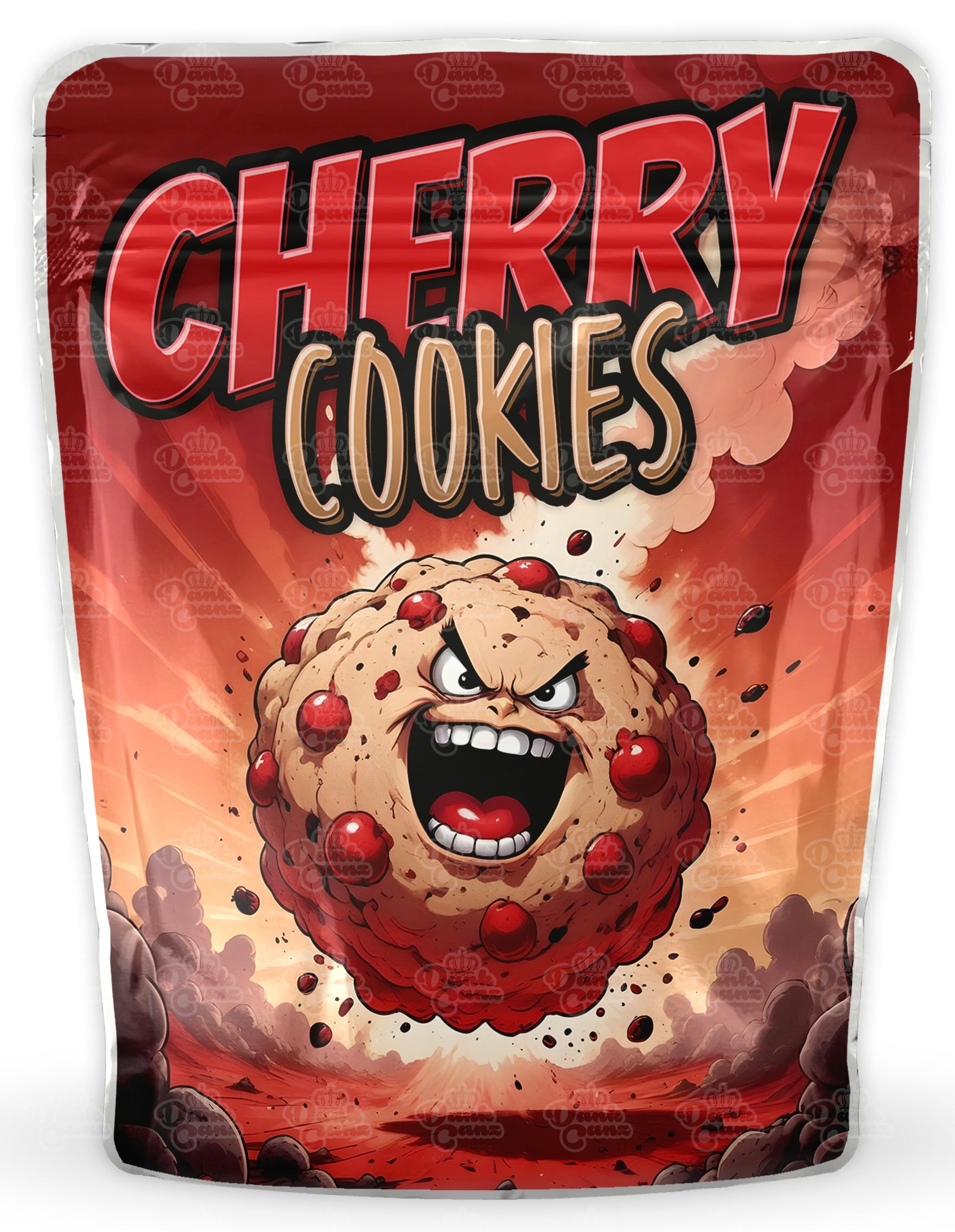 Cherry Cookies Mylar Bags - DC Packaging Custom Cannabis Packaging