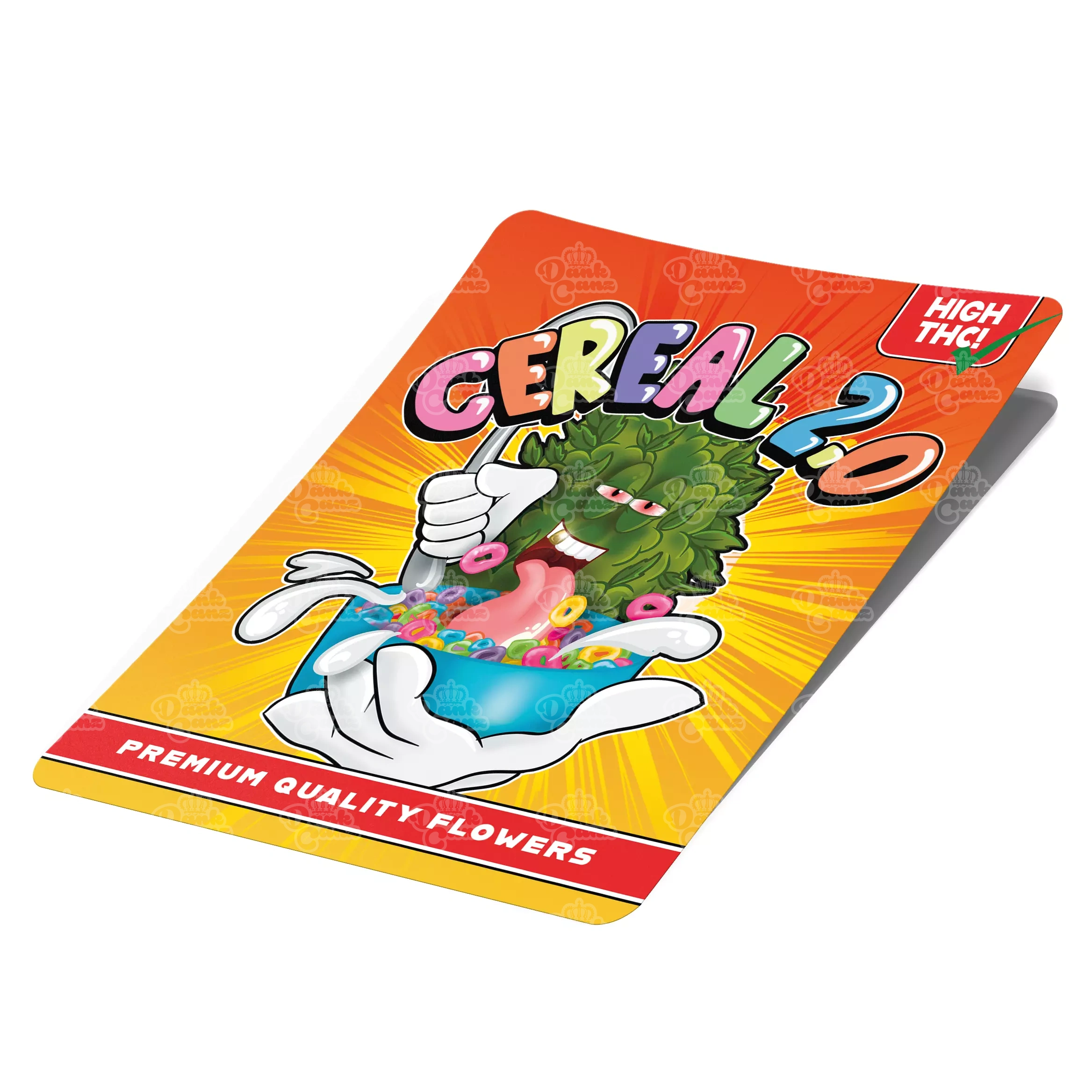Cereal 2.0 Mylar Bag Labels - Labels only - DC Packaging Custom Cannabis Packaging
