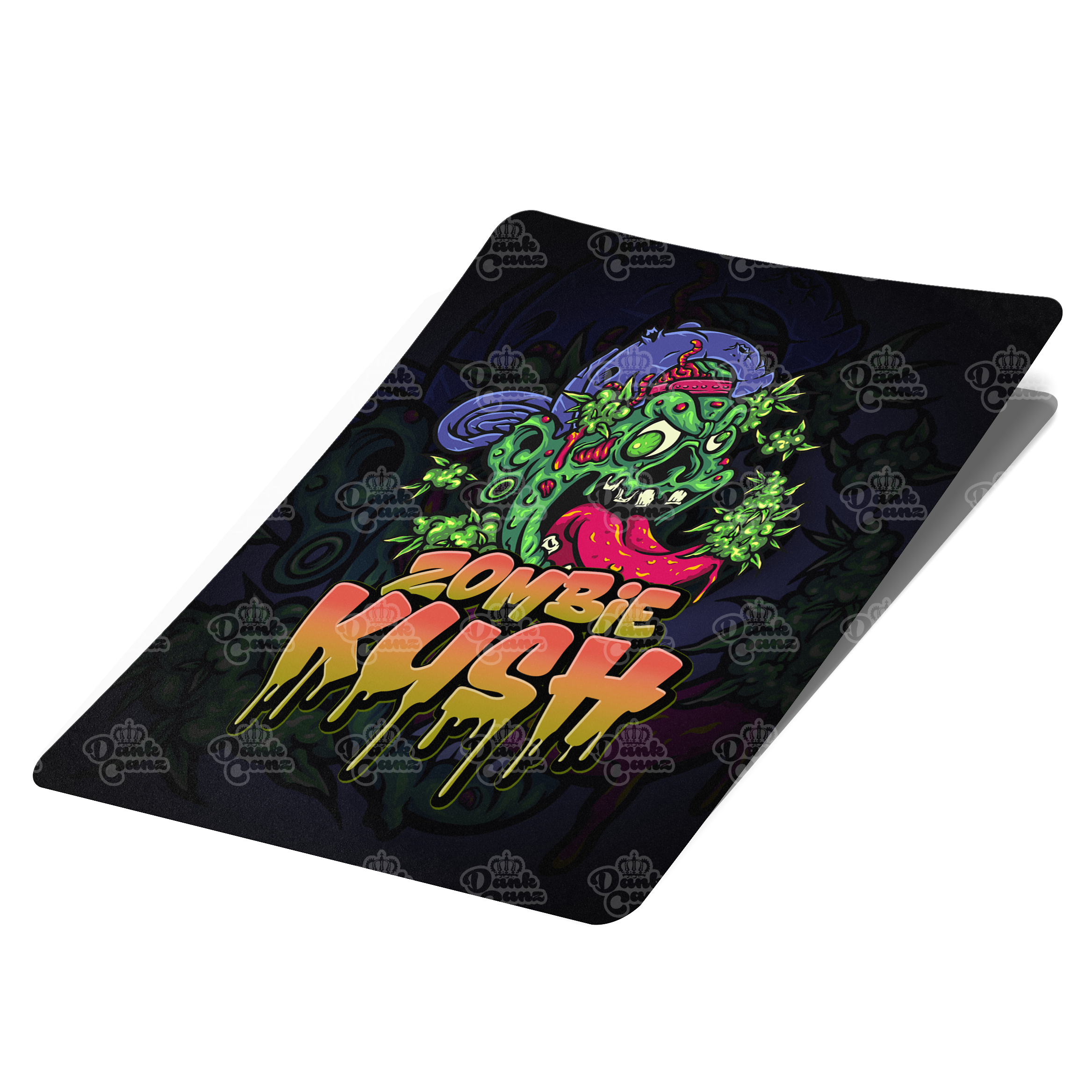 Zombie Kush Mylar Bag Labels - Labels only - DC Packaging Custom Cannabis Packaging