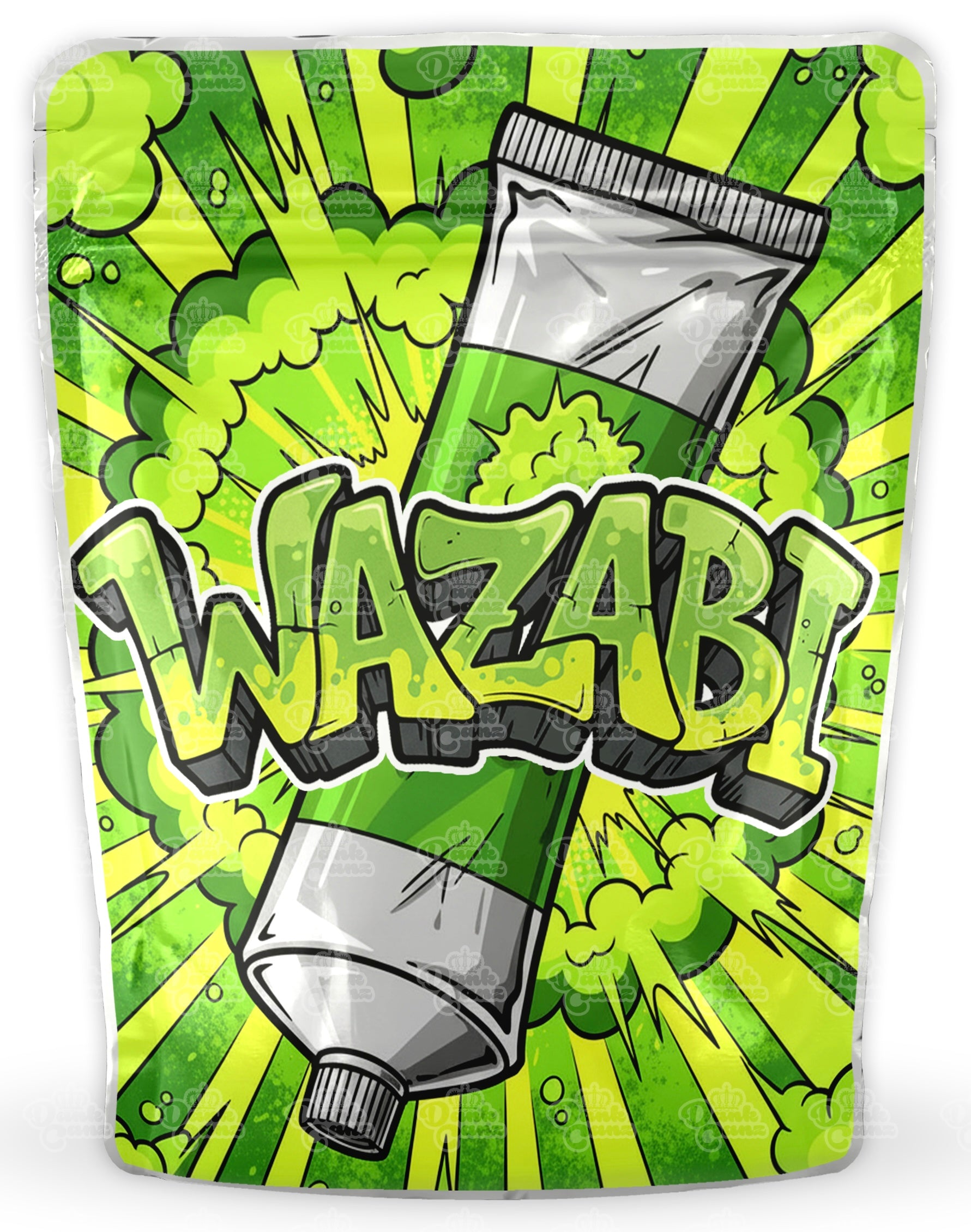 Wazabi Mylar Bags - DC Packaging Custom Cannabis Packaging