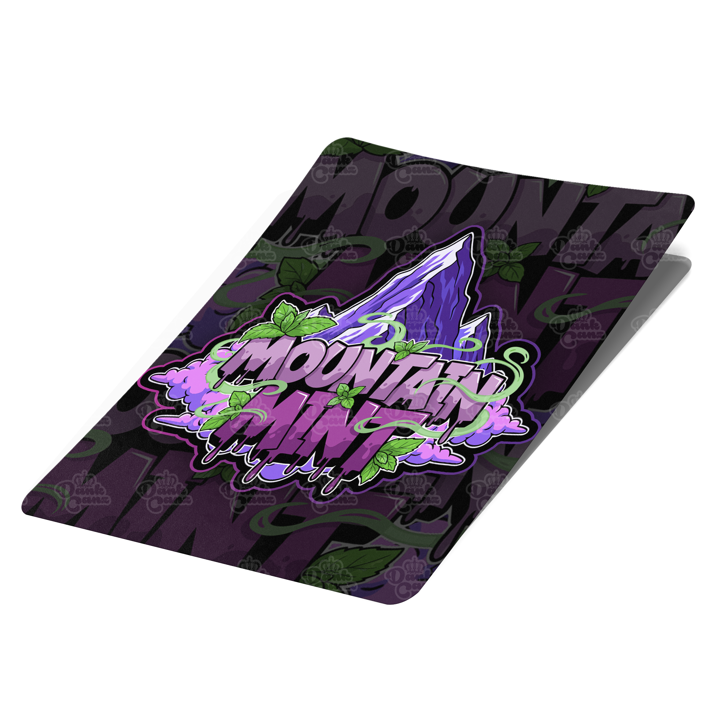 Mountain Mint Mylar Bag Labels - Labels only - DC Packaging Custom Cannabis Packaging