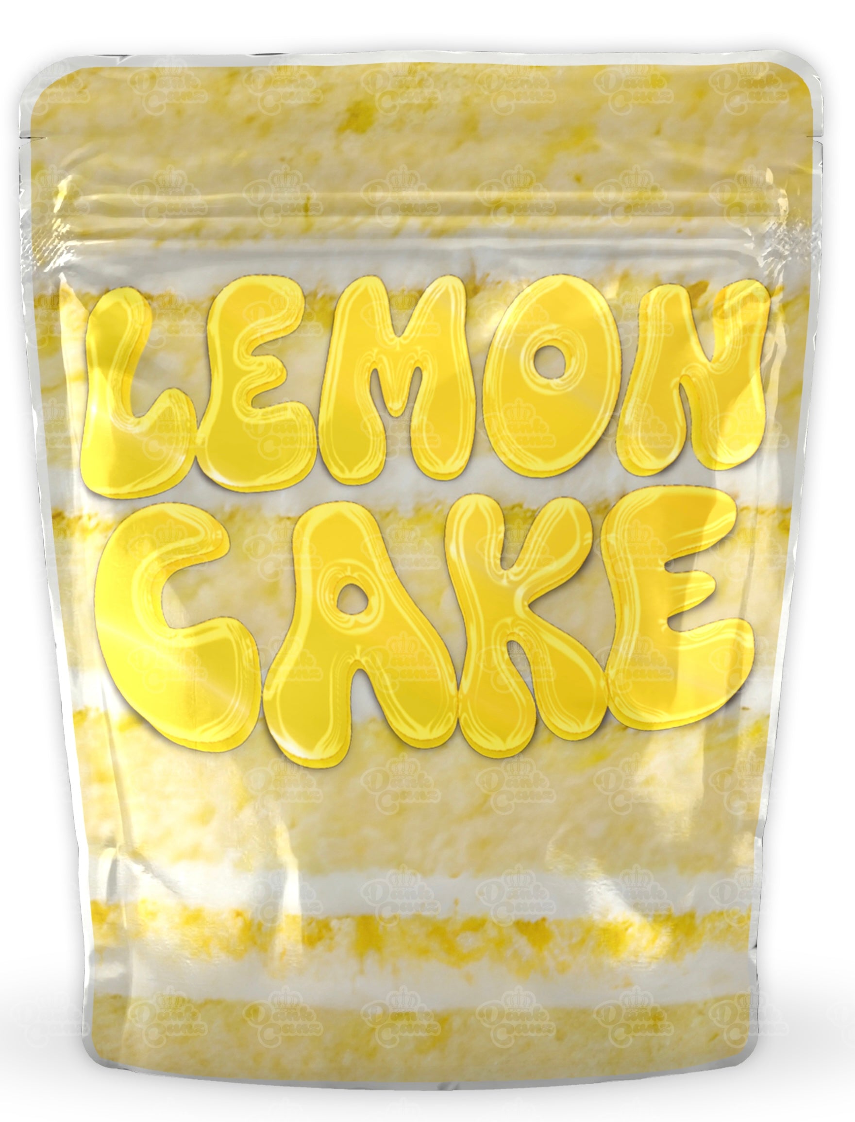 Lemon Cake Mylar Bags - DC Packaging Custom Cannabis Packaging