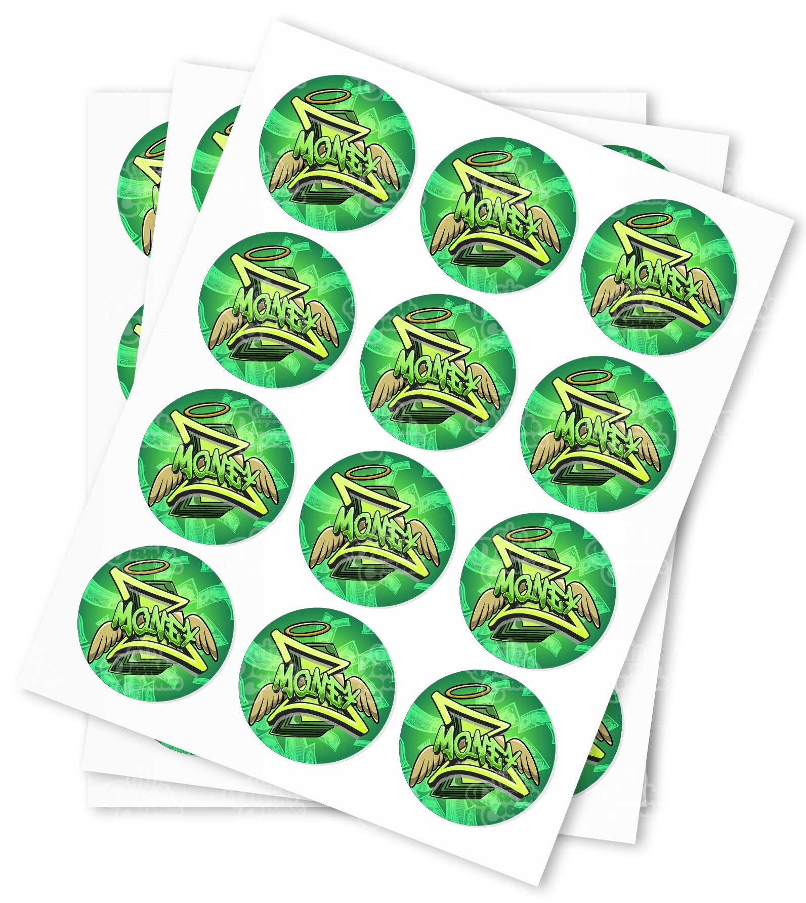 Z Money Strain Stickers - DC Packaging Custom Cannabis Packaging