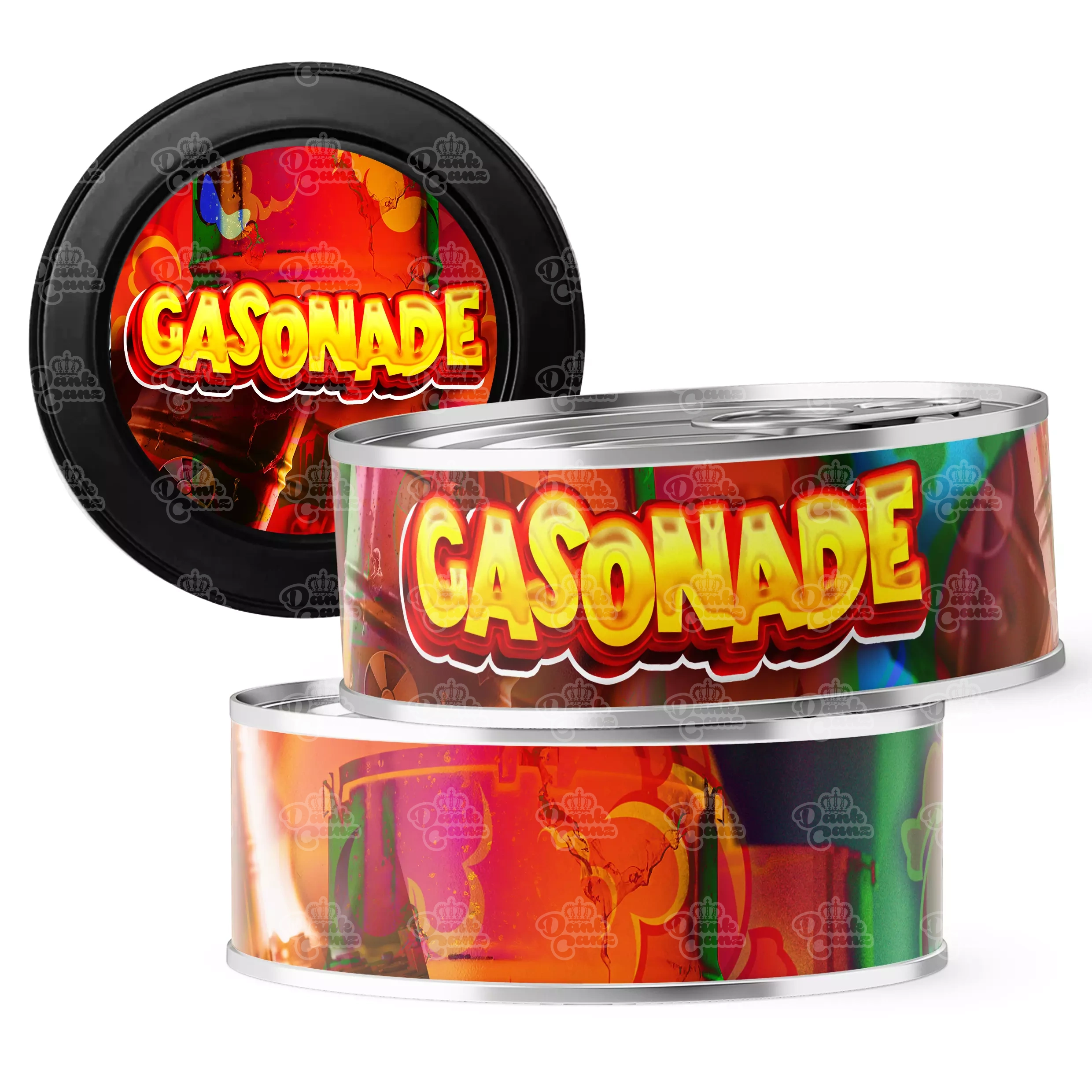 Gasonade 3.5g Self Seal Tins - DC Packaging Custom Cannabis Packaging
