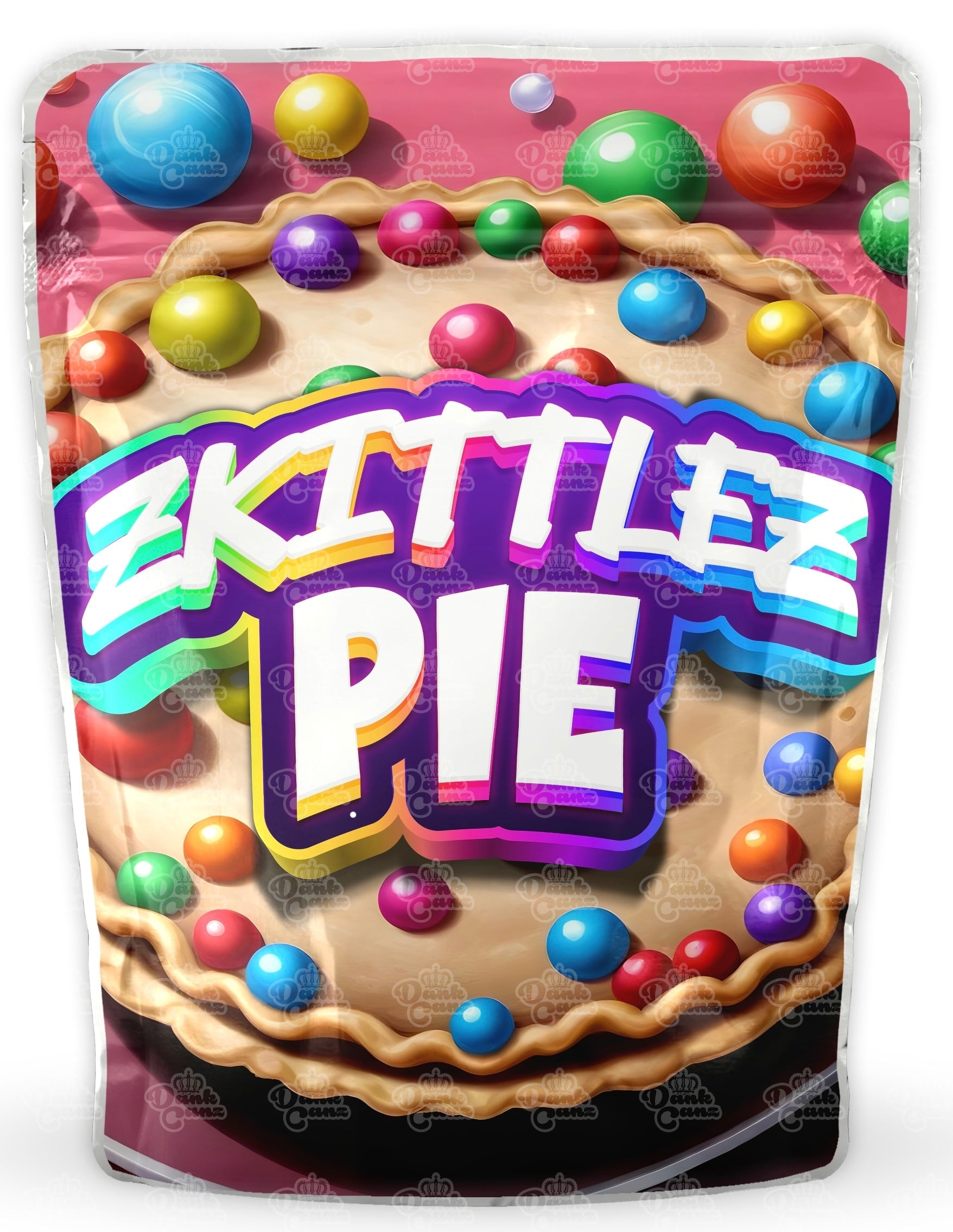 Zkittlez Pie Mylar Bags - DC Packaging Custom Cannabis Packaging