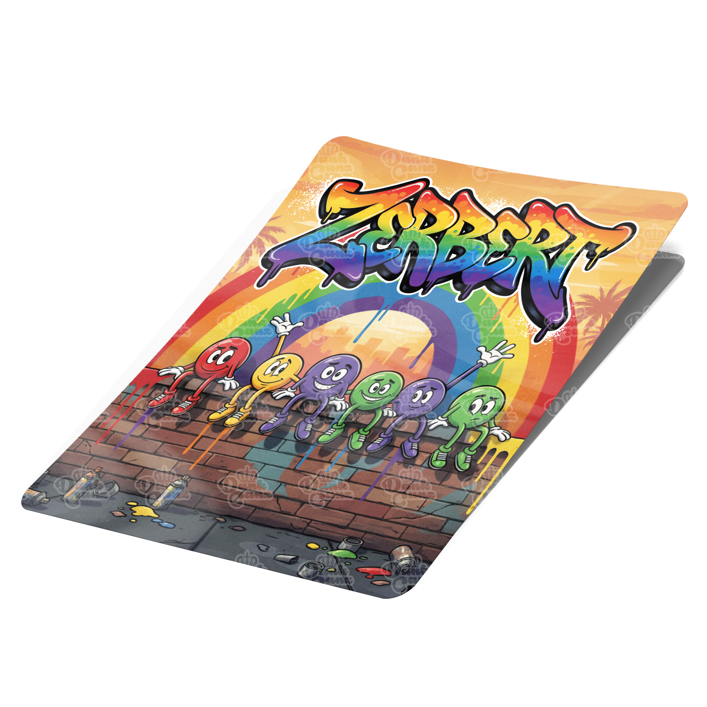 Zerbert Mylar Bag Labels - Labels only - DC Packaging Custom Cannabis Packaging