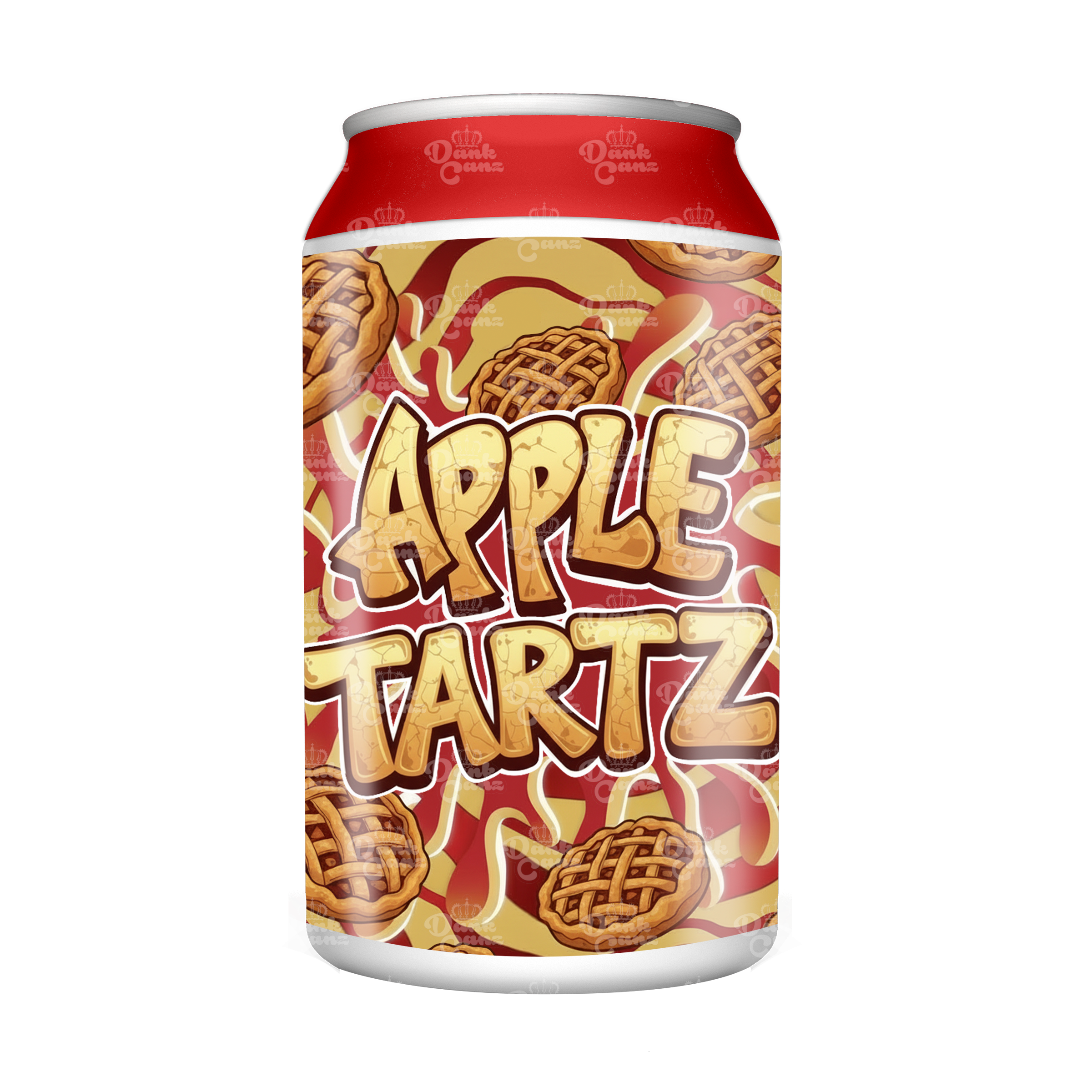Apple Tartz 3.5g Plastic Soda Cans - DC Packaging Custom Cannabis Packaging