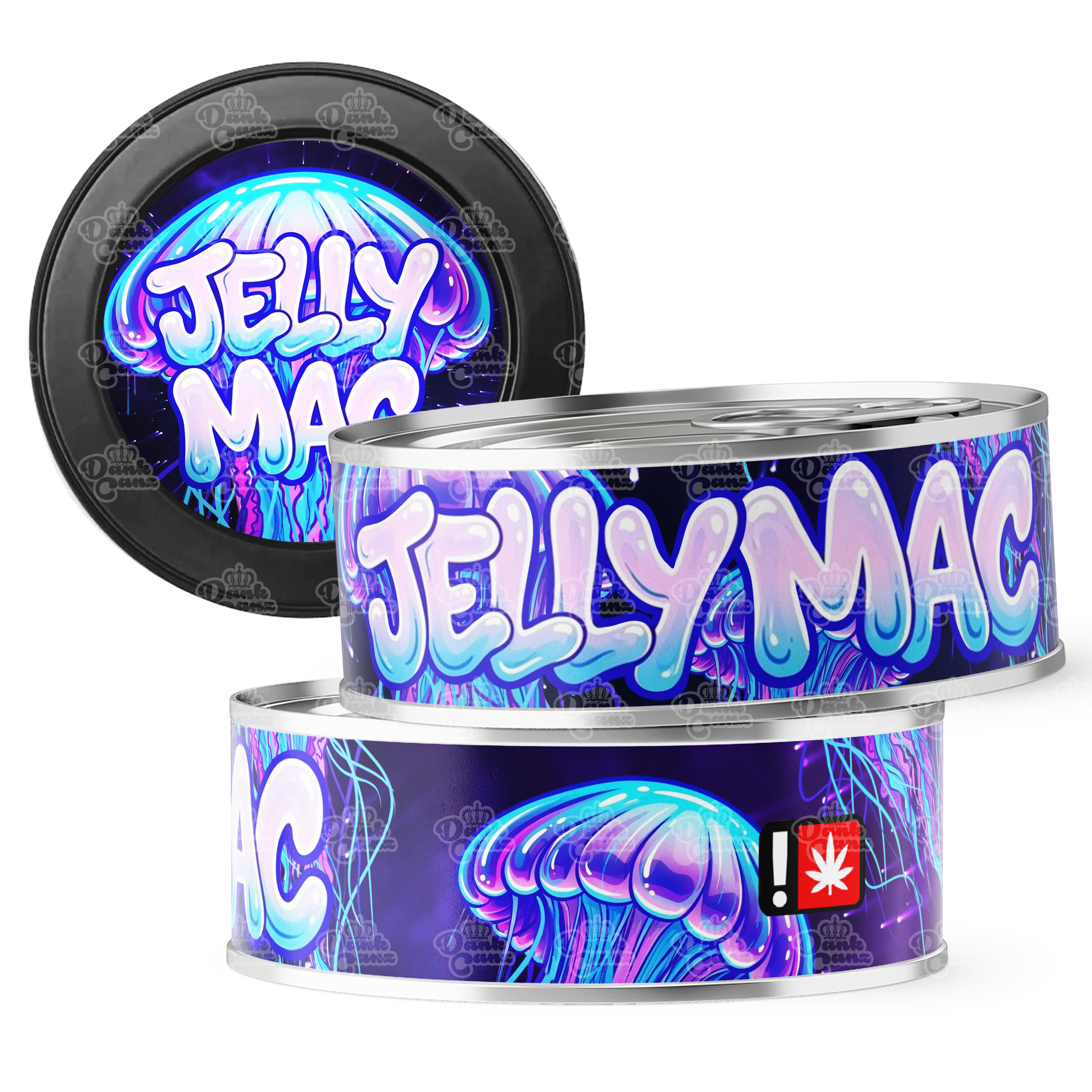 Jelly Mac 3.5g Self Seal Tins - DC Packaging Custom Cannabis Packaging