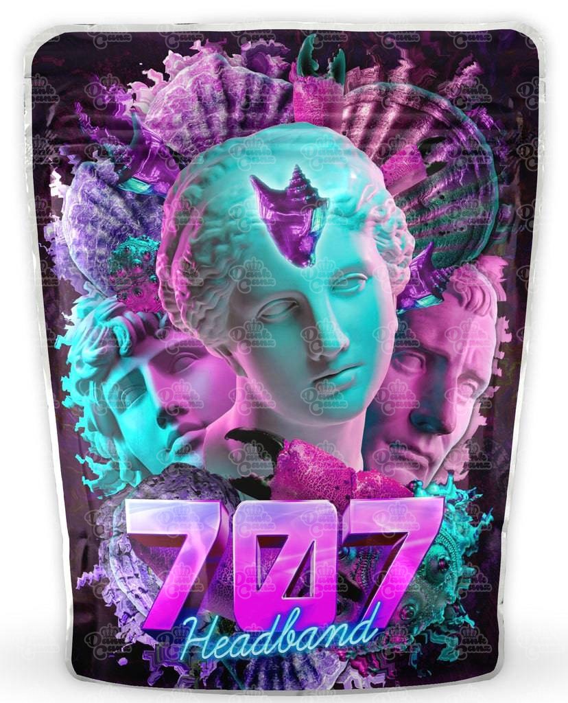 707 Headband Mylar Bags - DC Packaging Custom Cannabis Packaging