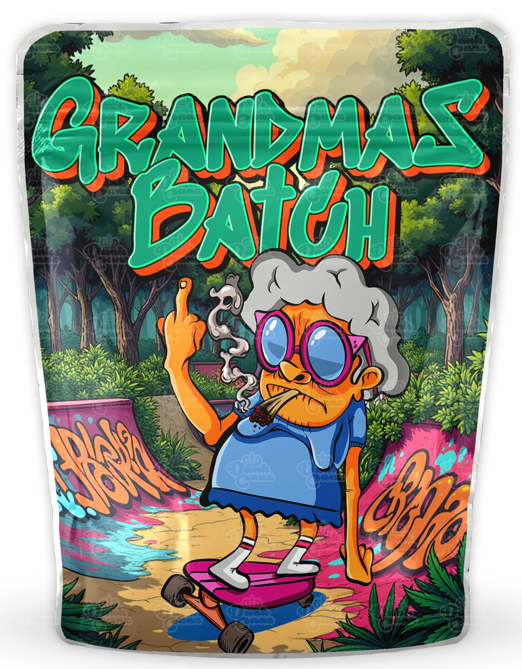 Grandmas Batch Mylar Bags - DC Packaging Custom Cannabis Packaging