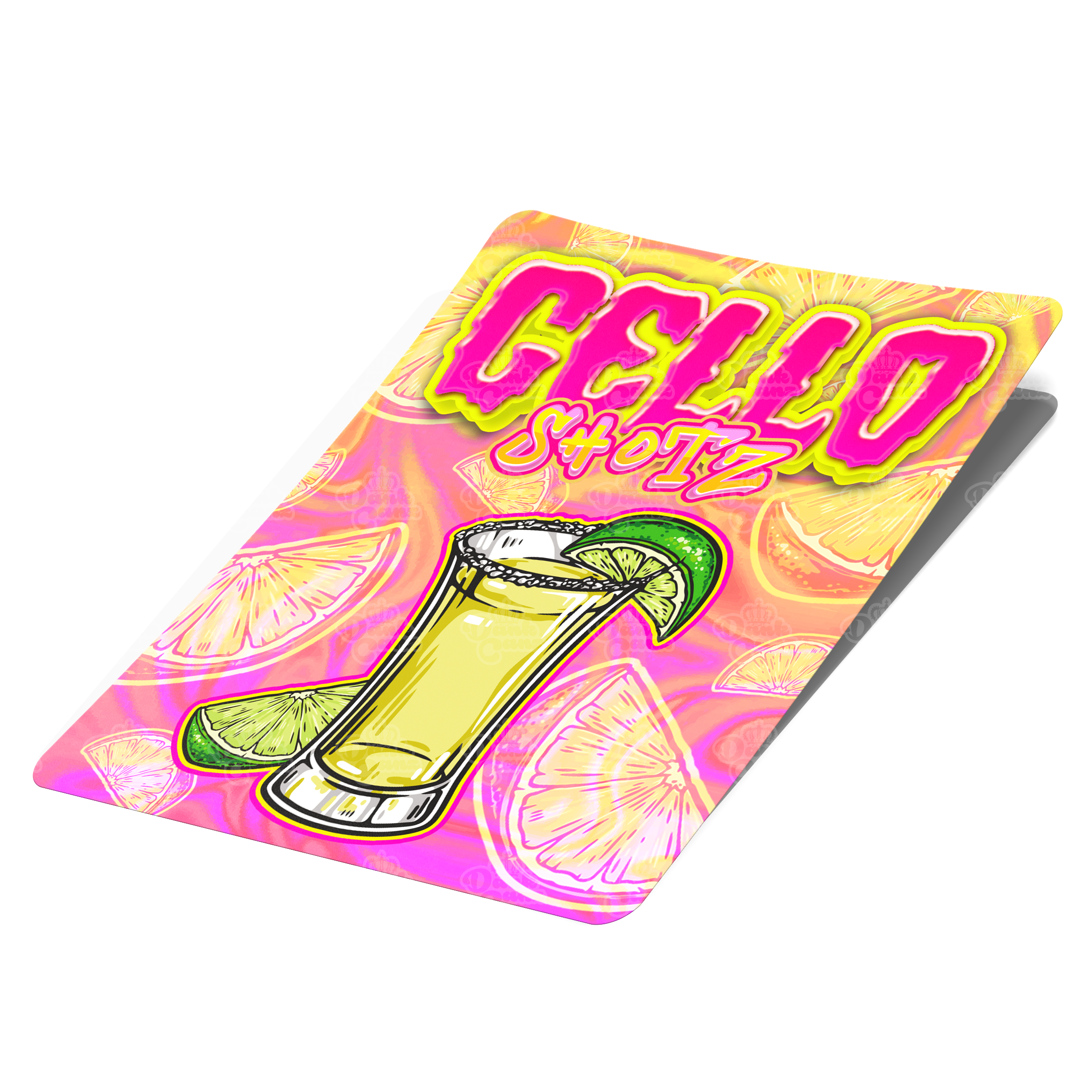 Gello Shotz Mylar Bag Labels - Labels only - DC Packaging Custom Cannabis Packaging
