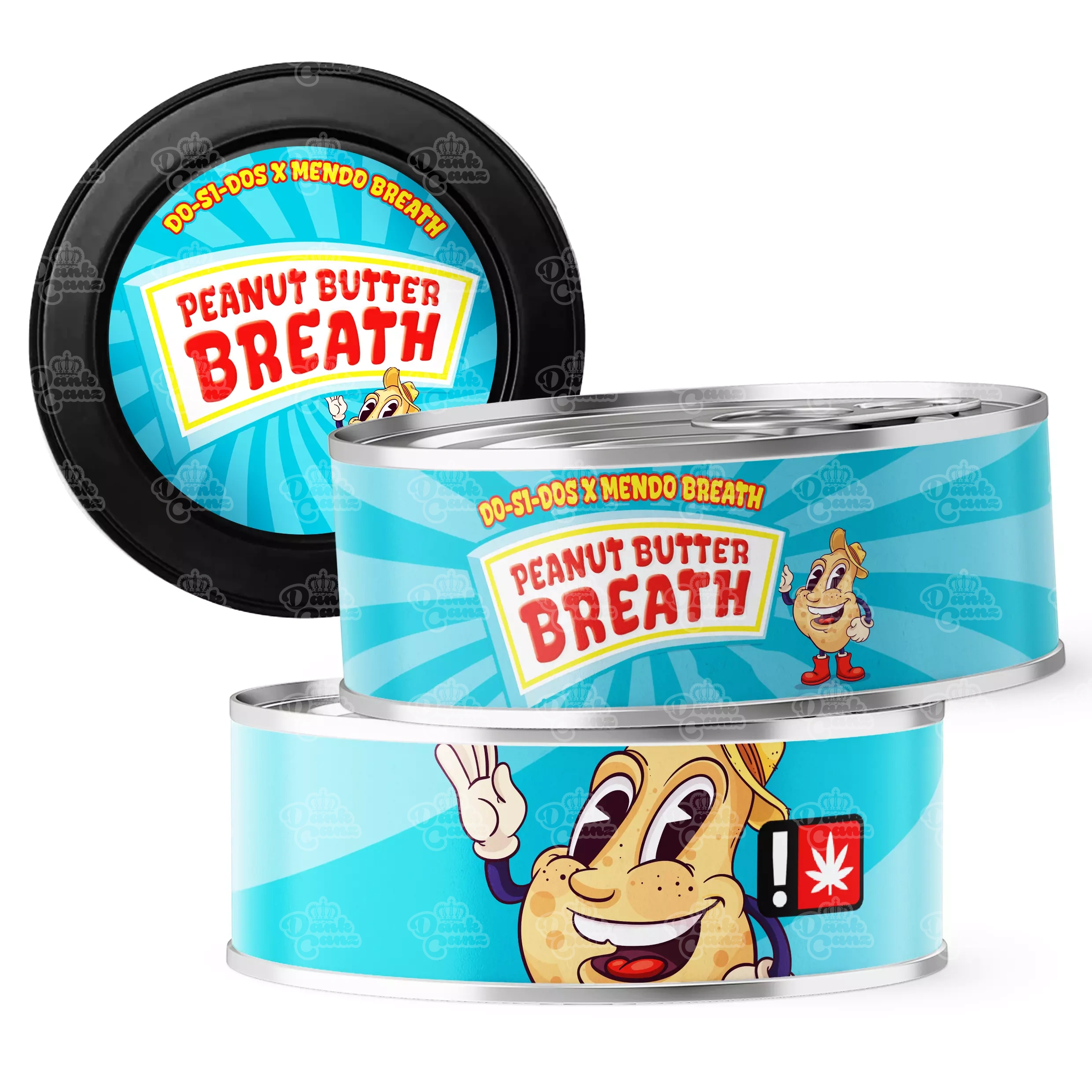 Peanut Butter Breath 3.5g Self Seal Tins - DC Packaging Custom Cannabis Packaging