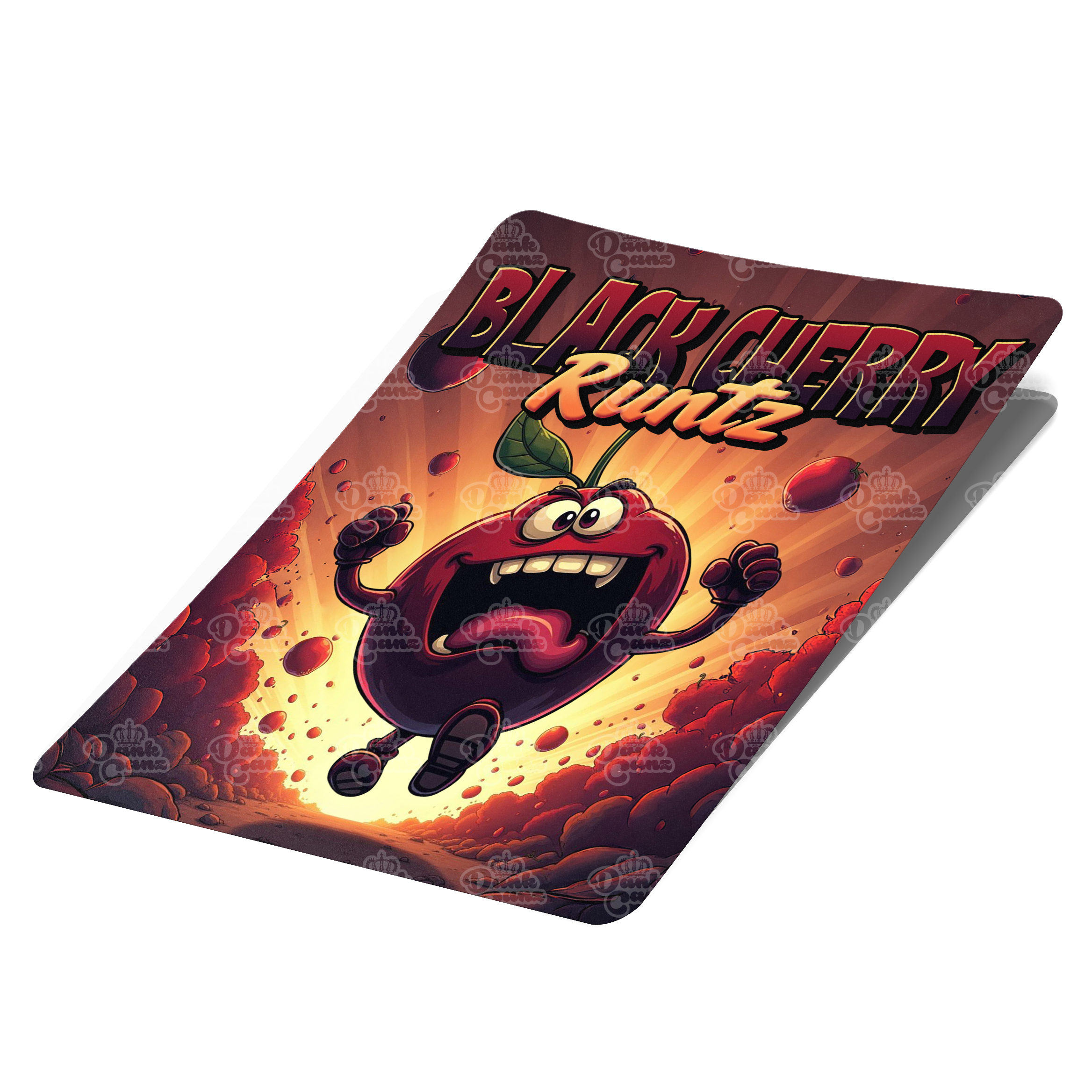 Black Cherry Runtz Mylar Bag Labels - Labels only - DC Packaging Custom Cannabis Packaging