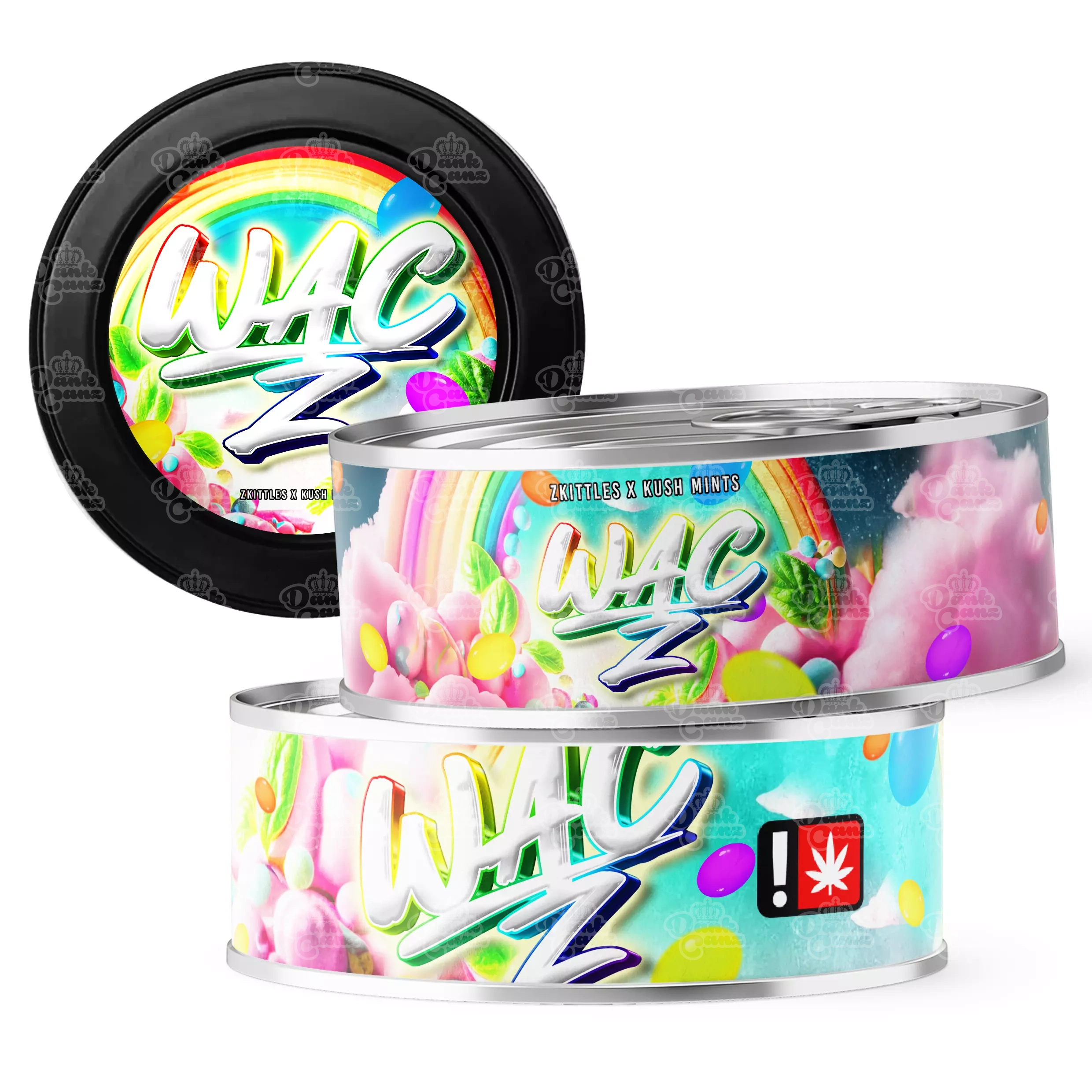 WAC Z 3.5g Self Seal Tins - DC Packaging Custom Cannabis Packaging