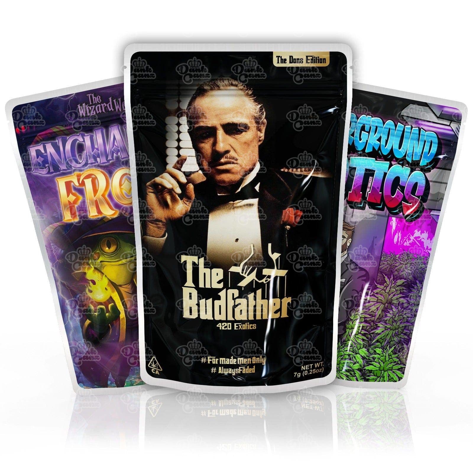 7g - 14g Custom Mylar Bags (Labelled) - DC Packaging Custom Cannabis Packaging