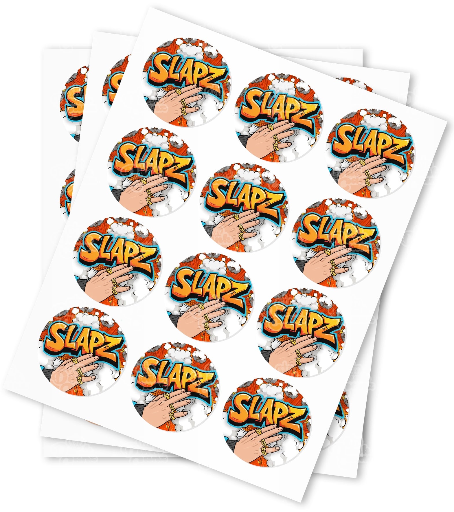 Slapz Strain Stickers - DC Packaging Custom Cannabis Packaging