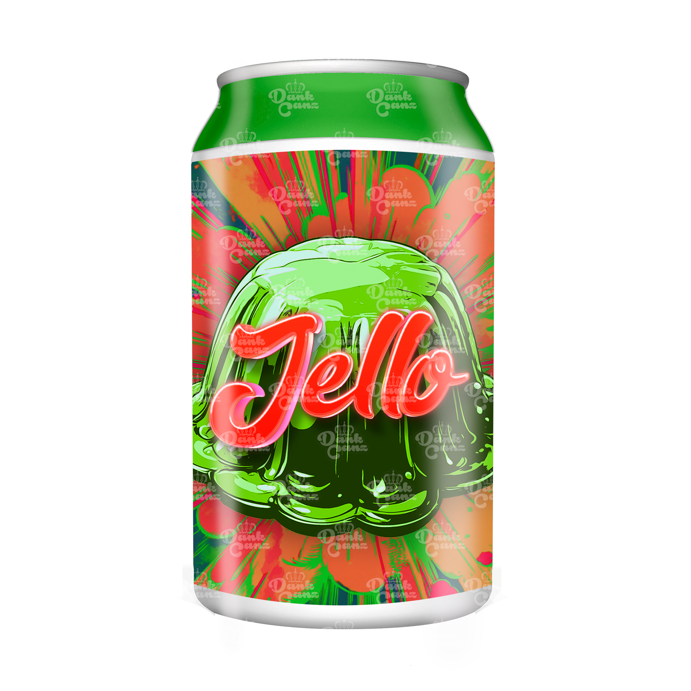 Jello 3.5g Plastic Soda Cans - DC Packaging Custom Cannabis Packaging