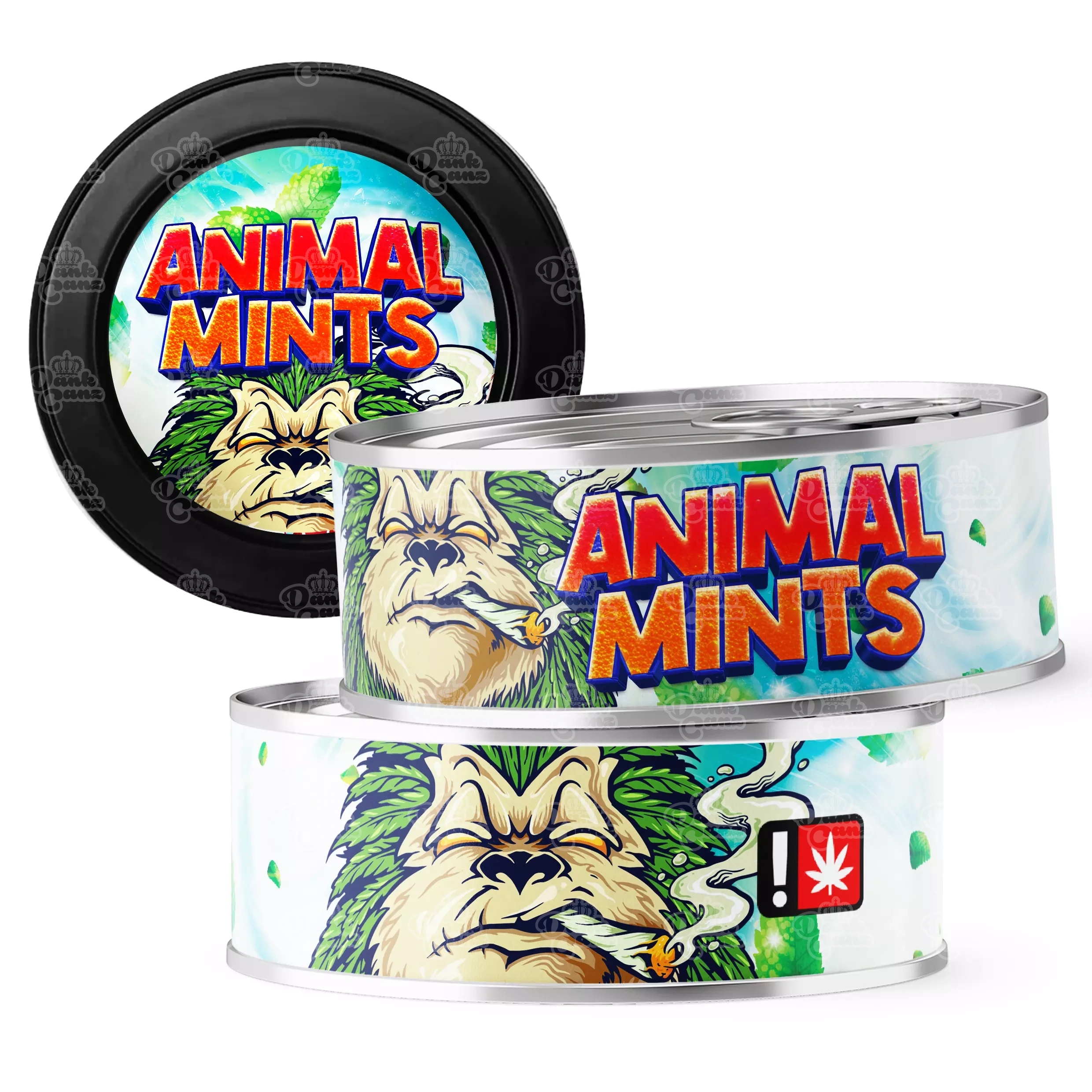 Animal Mints 3.5g Self Seal Tins - DC Packaging Custom Cannabis Packaging