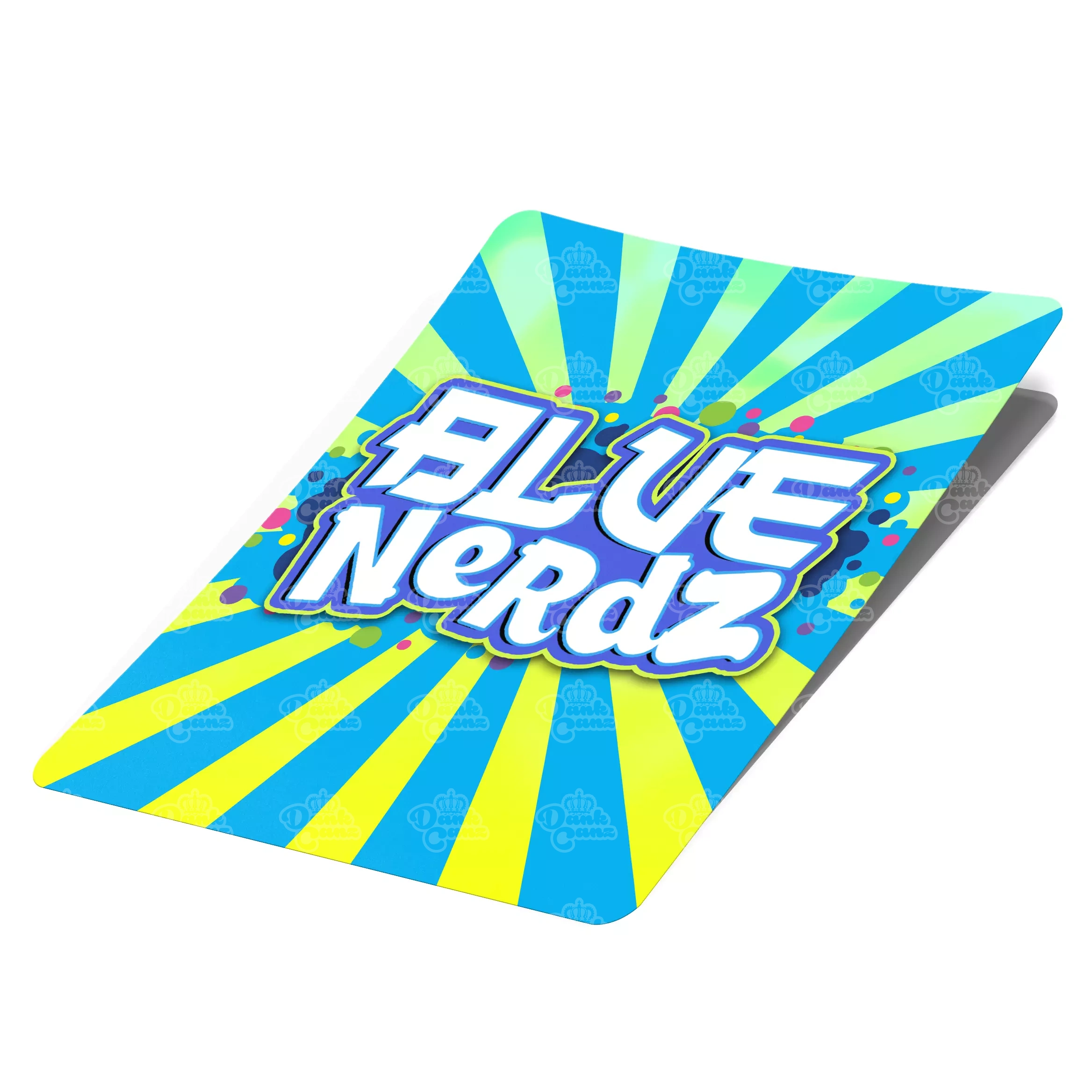 Blue Nerdz Mylar Bag Labels - Labels only - DC Packaging Custom Cannabis Packaging
