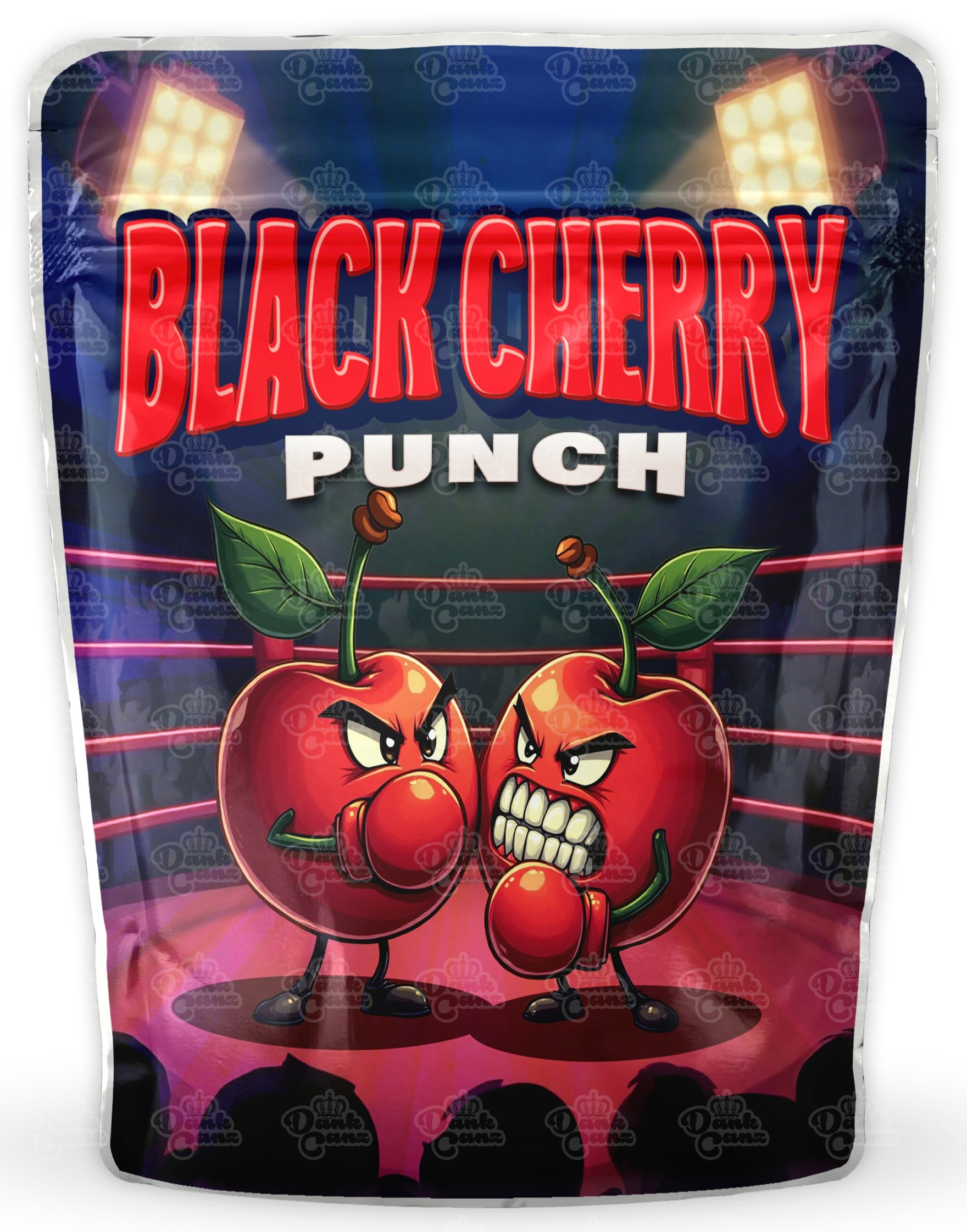 Black Cherry Punch Mylar Bags - DC Packaging Custom Cannabis Packaging