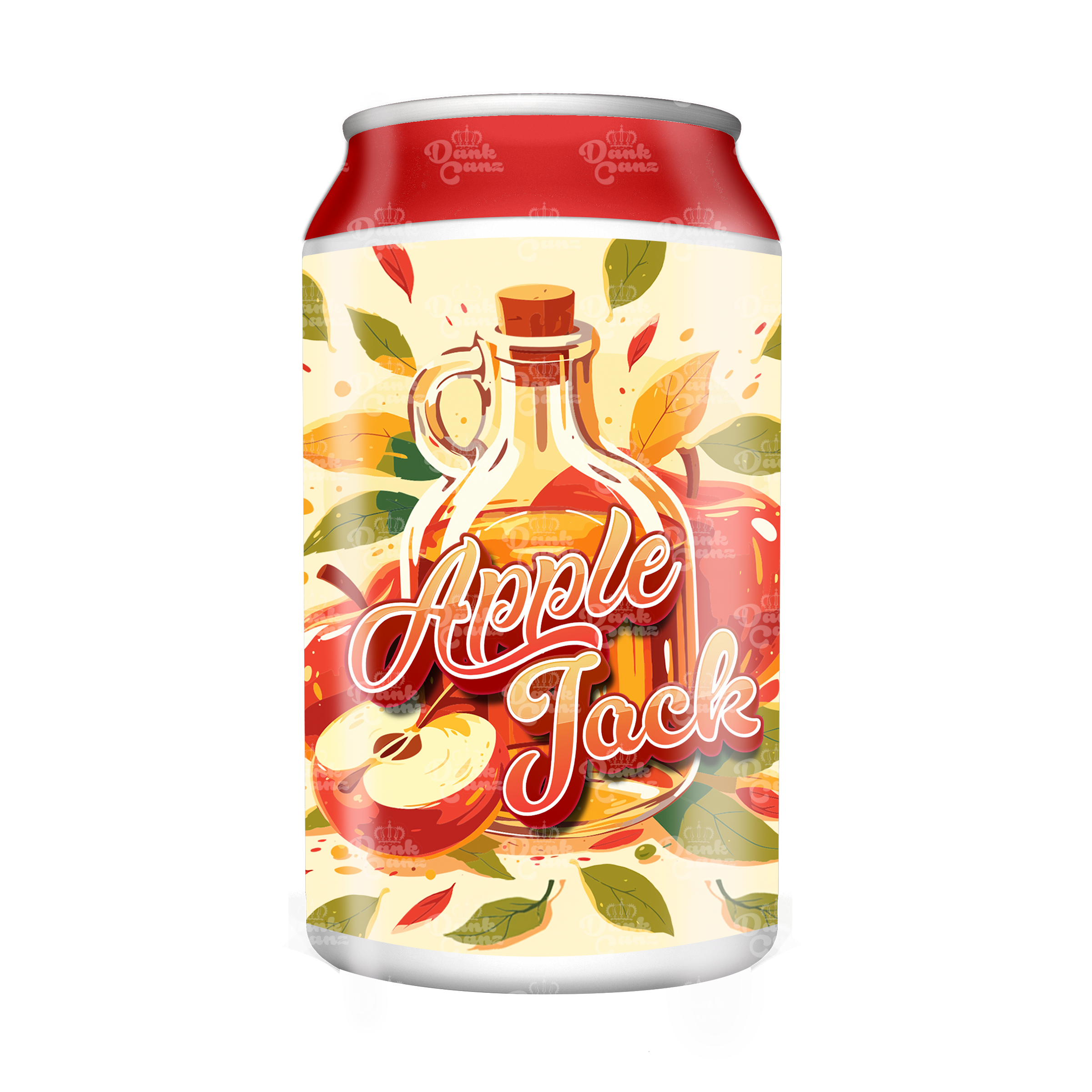 Apple Jack 3.5g Plastic Soda Cans - DC Packaging Custom Cannabis Packaging