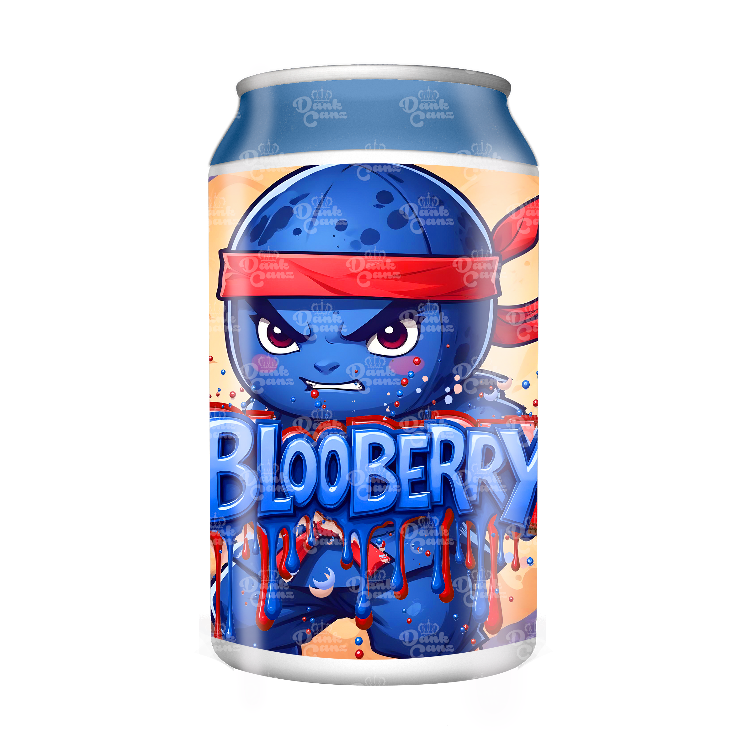 Blooberry 3.5g Plastic Soda Cans - DC Packaging Custom Cannabis Packaging
