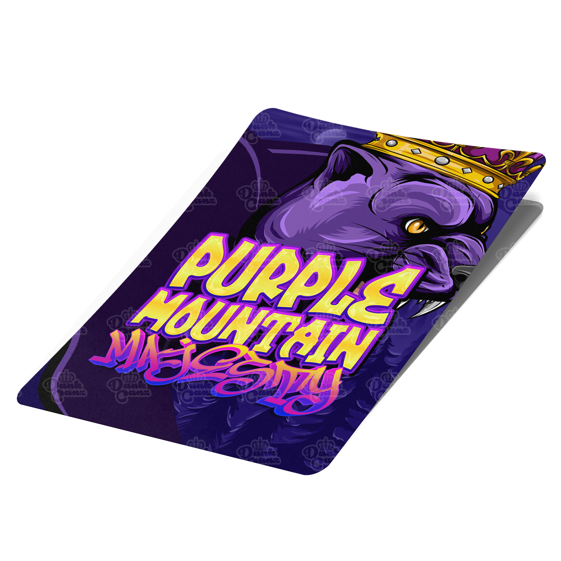 Purple Mountain Majesty Mylar Bag Labels - Labels only - DC Packaging Custom Cannabis Packaging