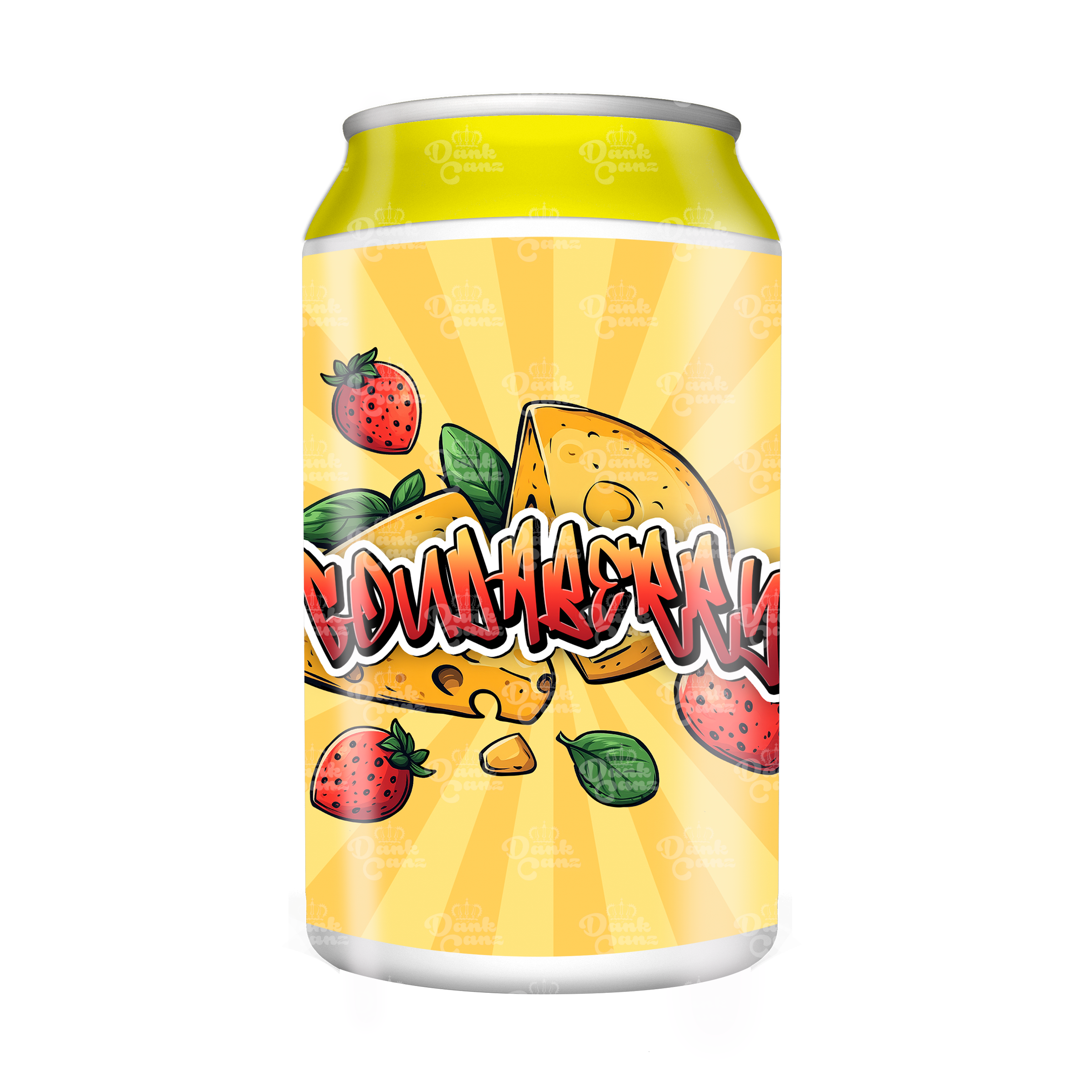 Goudaberry 3.5g Plastic Soda Cans - DC Packaging Custom Cannabis Packaging