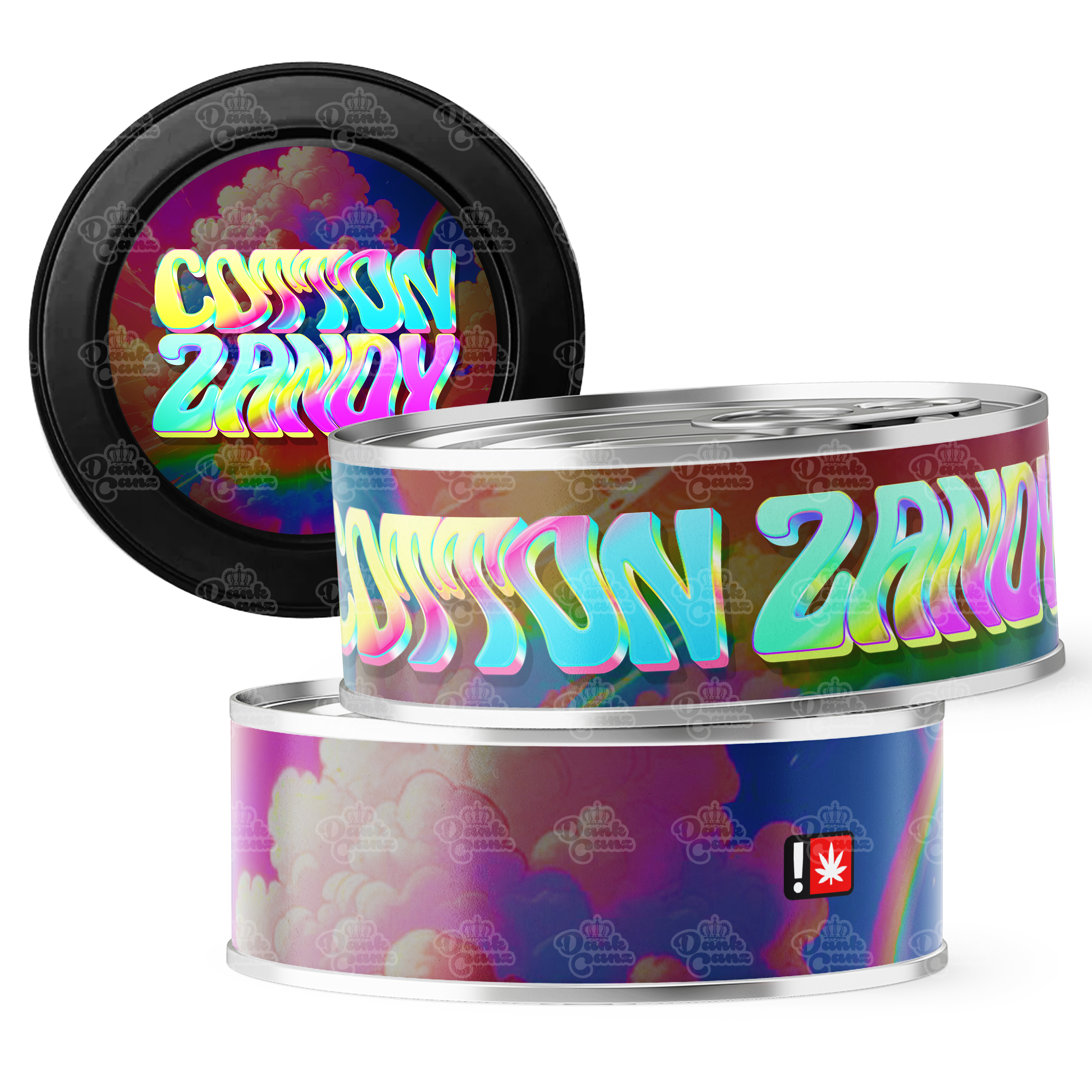 Cotton Zandy 3.5g Self Seal Tins - DC Packaging Custom Cannabis Packaging