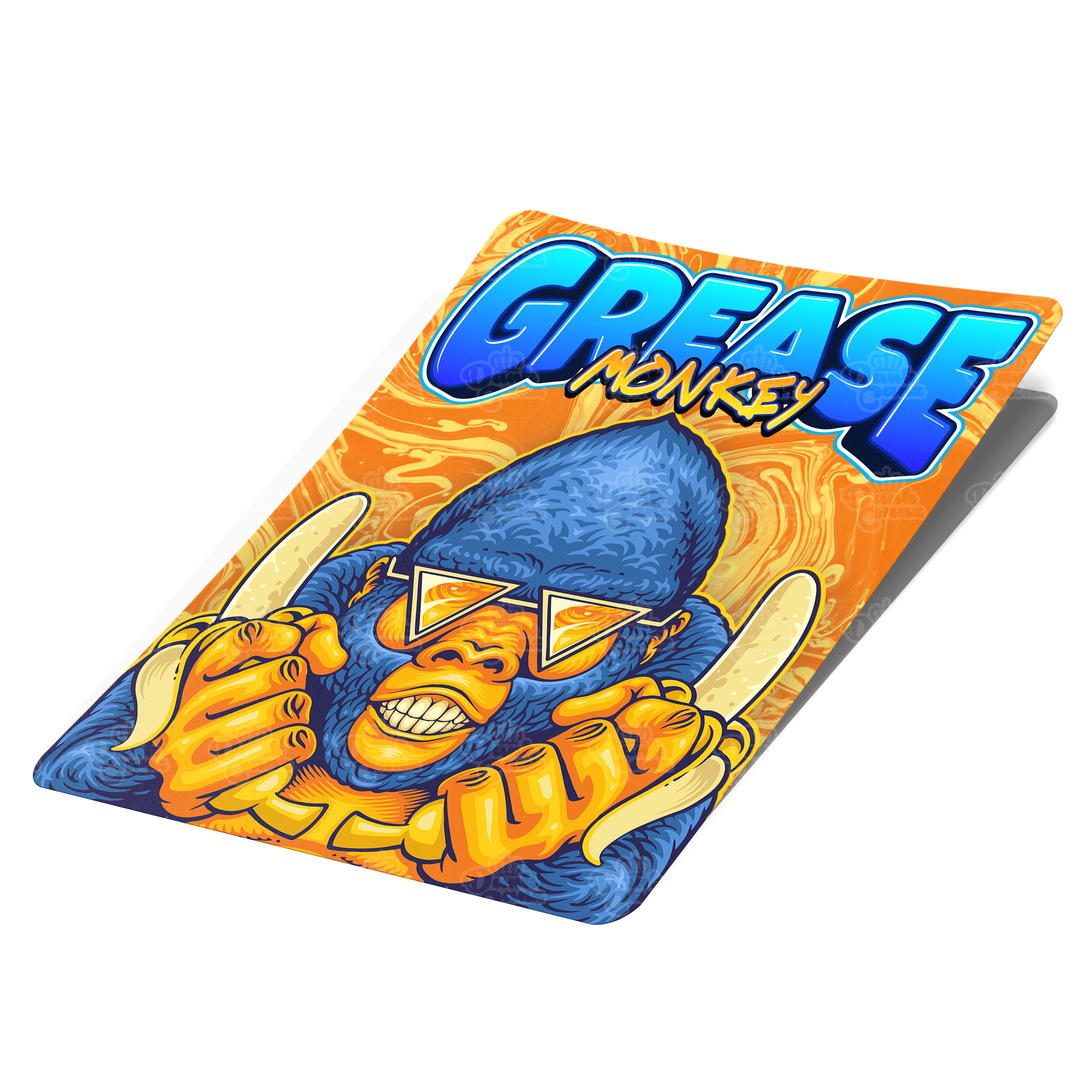 Grease Monkey Mylar Bag Labels - Labels only - DC Packaging Custom Cannabis Packaging