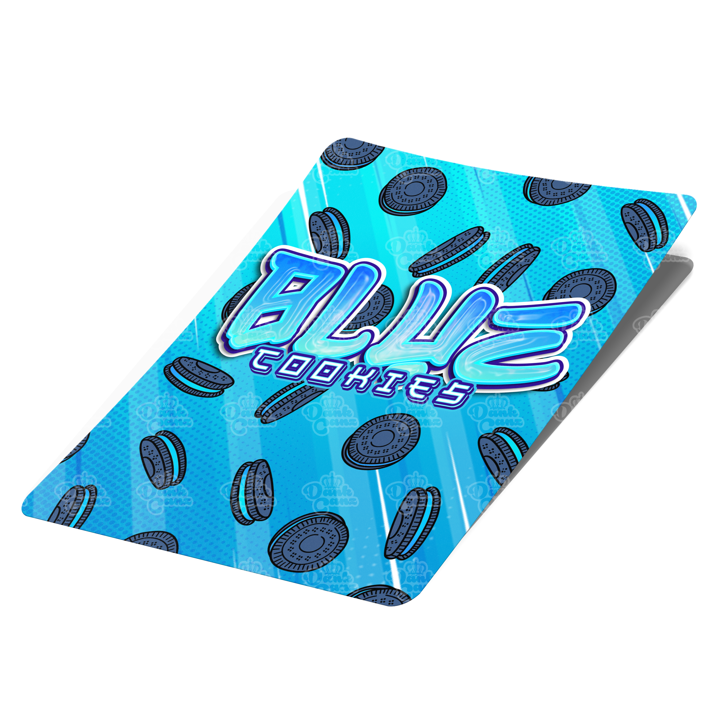 Blue Cookies Mylar Bag Labels - Labels only - DC Packaging Custom Cannabis Packaging
