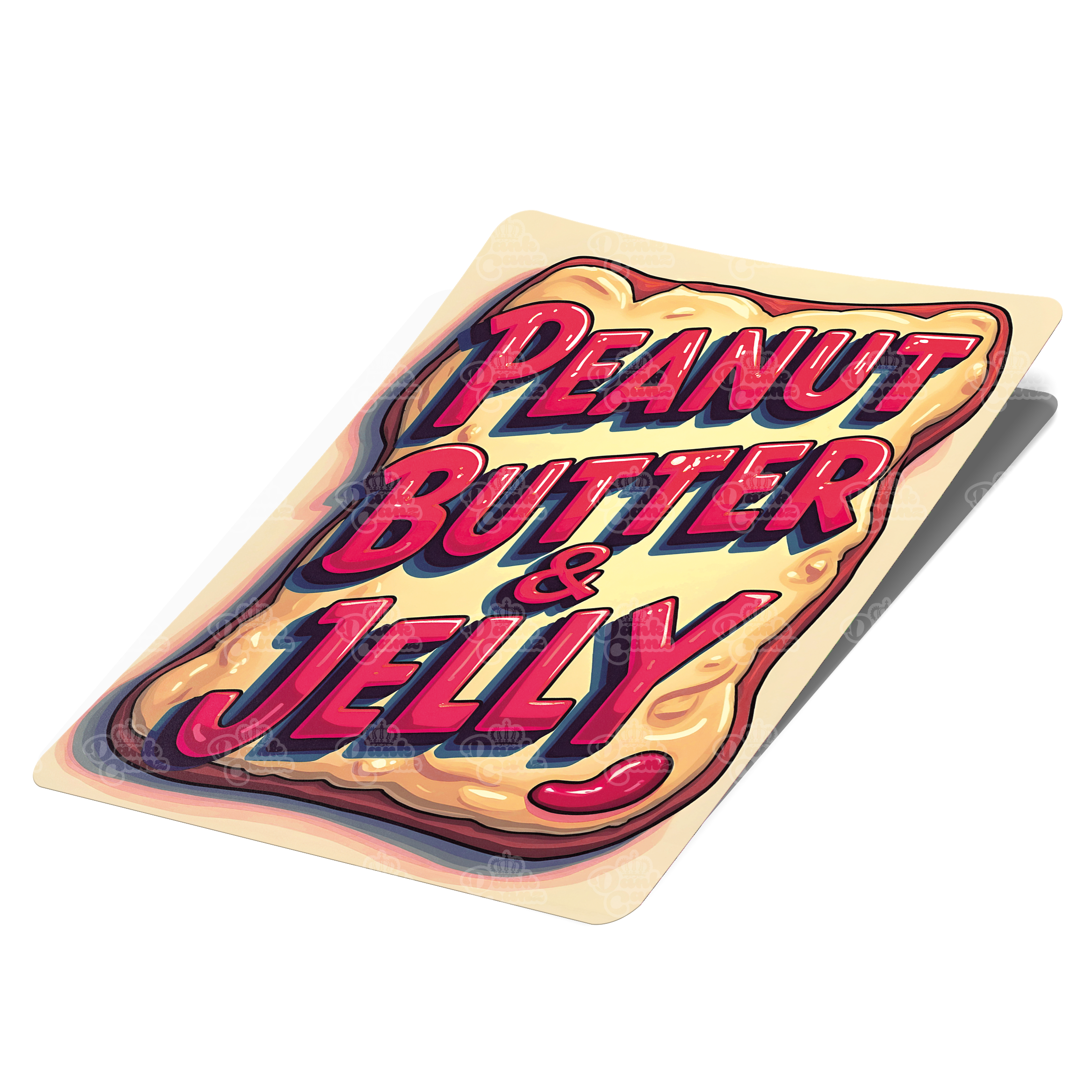 Peanut Butter & Jelly Mylar Bag Labels - Labels only - DC Packaging Custom Cannabis Packaging
