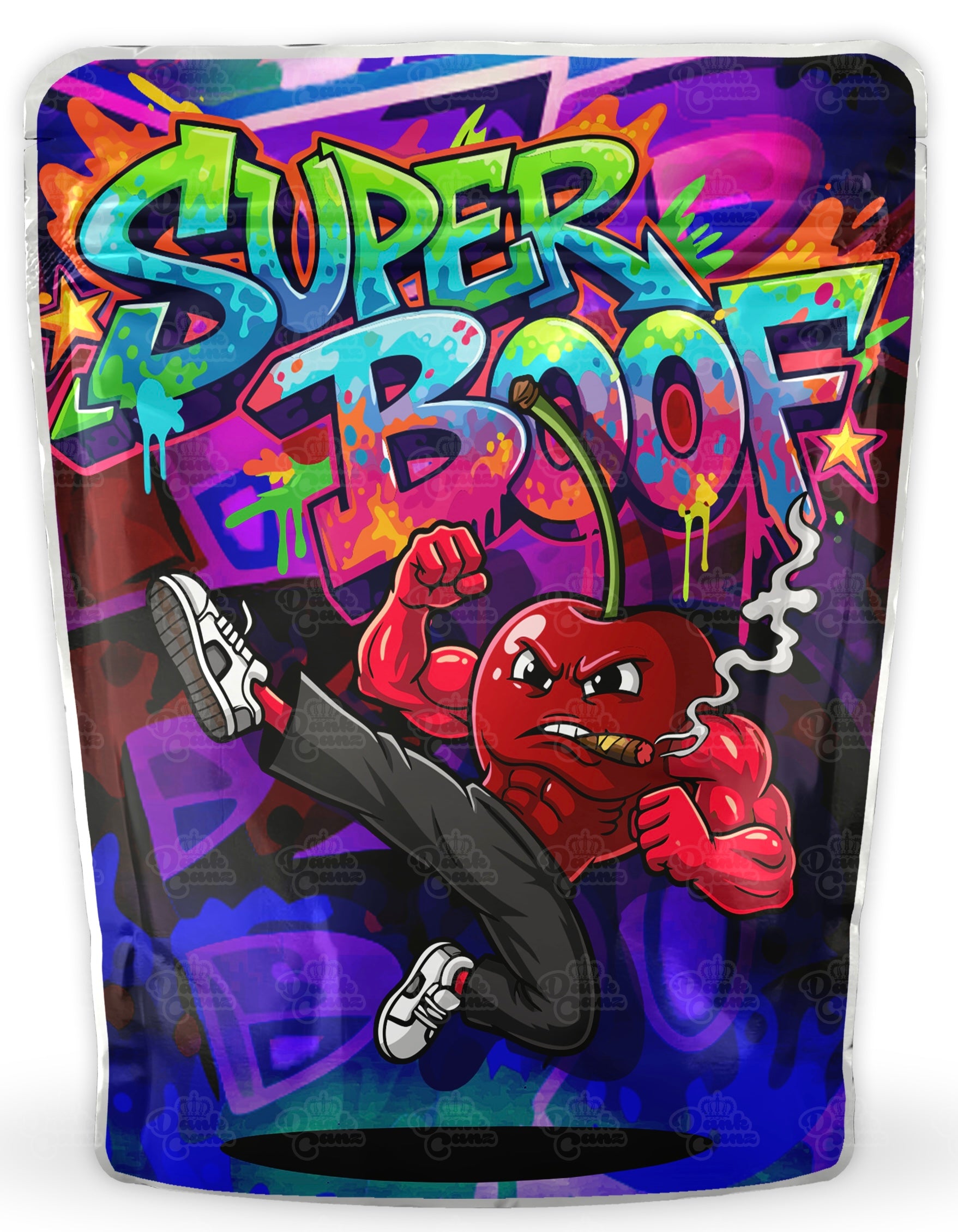 Super Boof Mylar Bags - DC Packaging Custom Cannabis Packaging