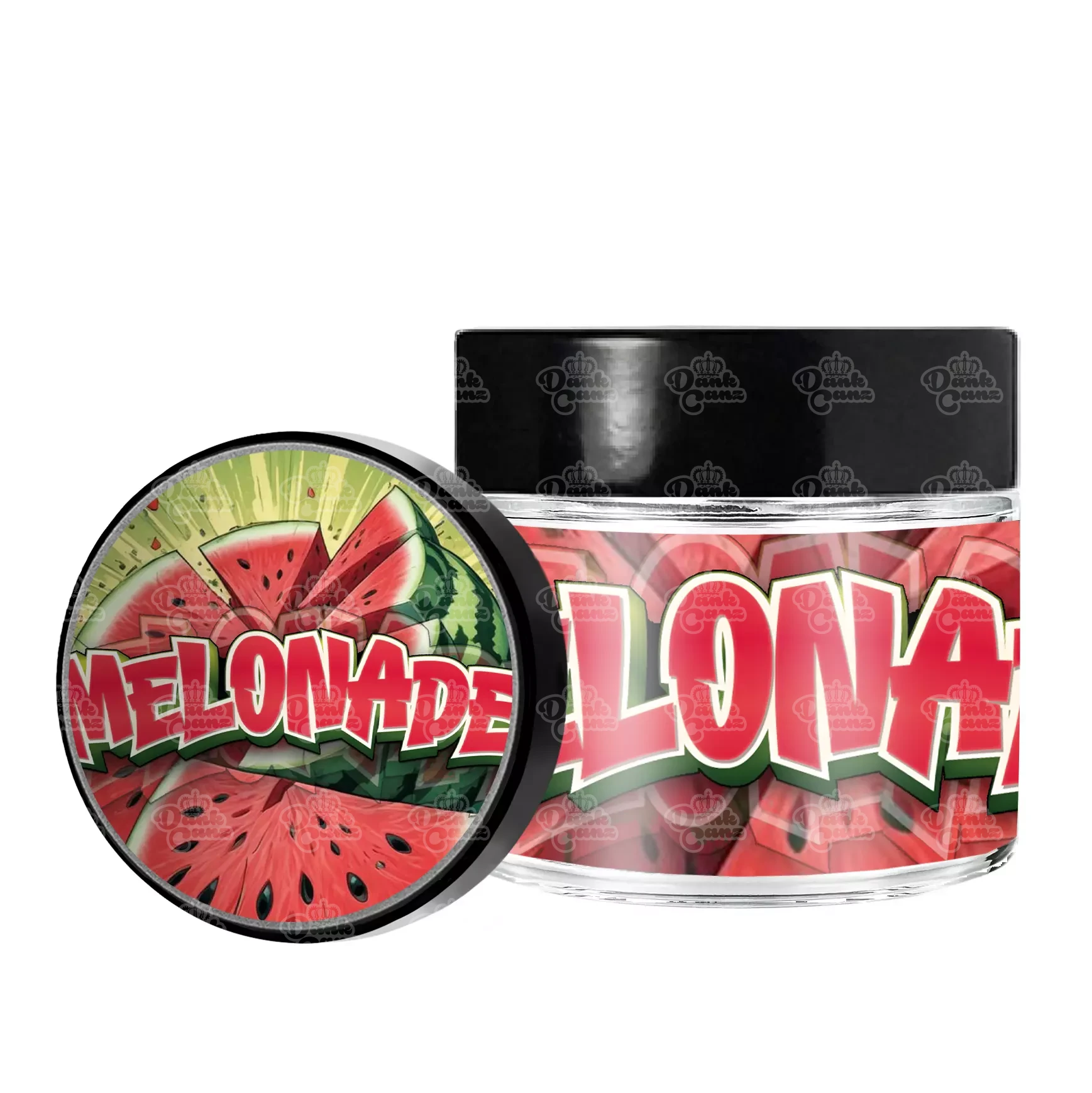 Melonade 3.5g/60ml Glass Jars - Labelled - DC Packaging Custom Cannabis Packaging