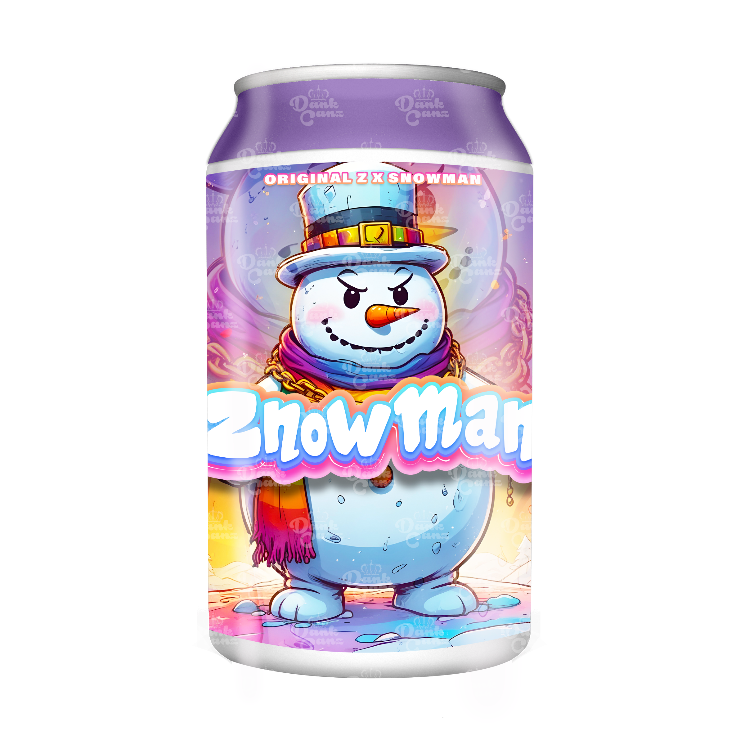 Znowman 3.5g Plastic Soda Cans - DC Packaging Custom Cannabis Packaging