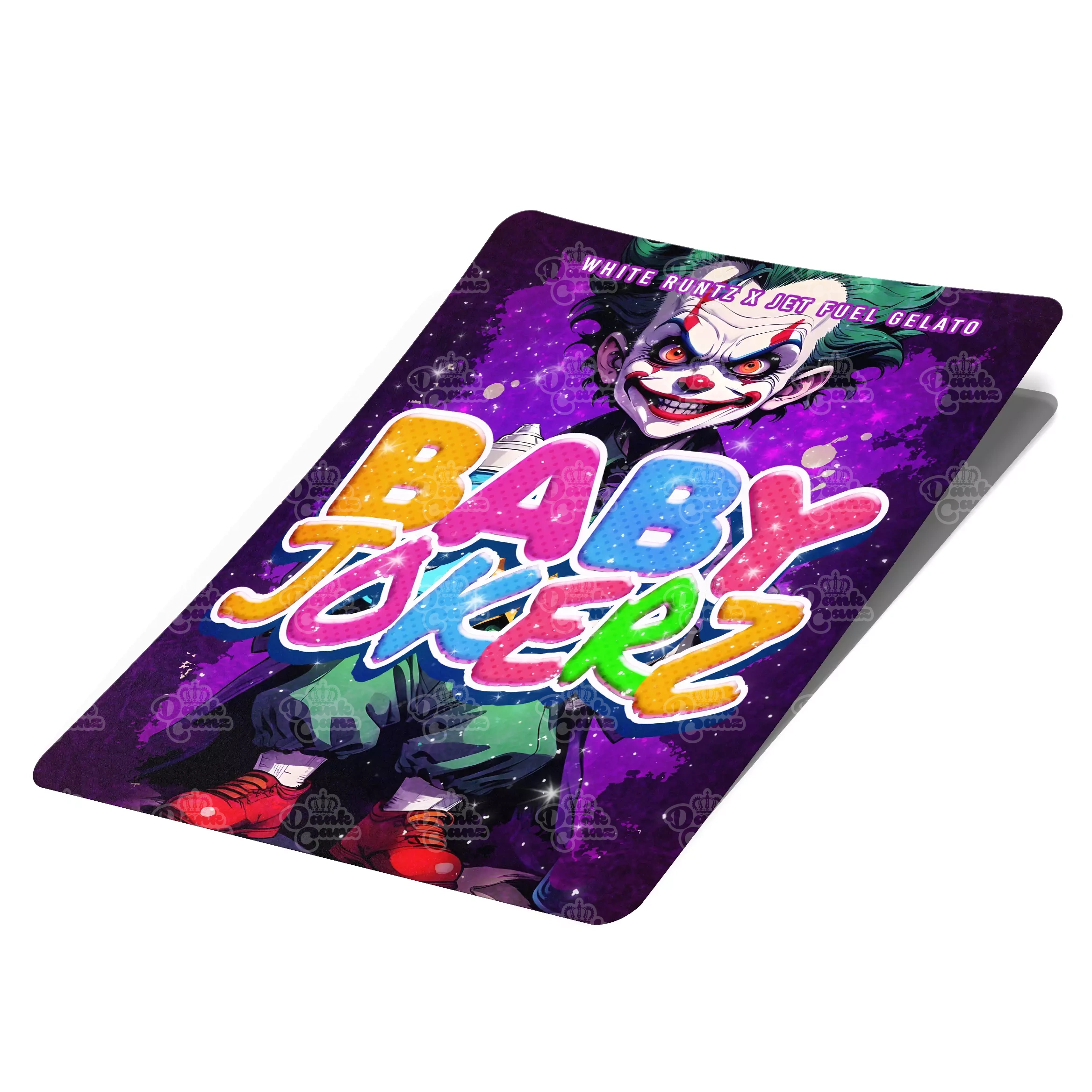Baby Jokerz Mylar Bag Labels - Labels only - DC Packaging Custom Cannabis Packaging