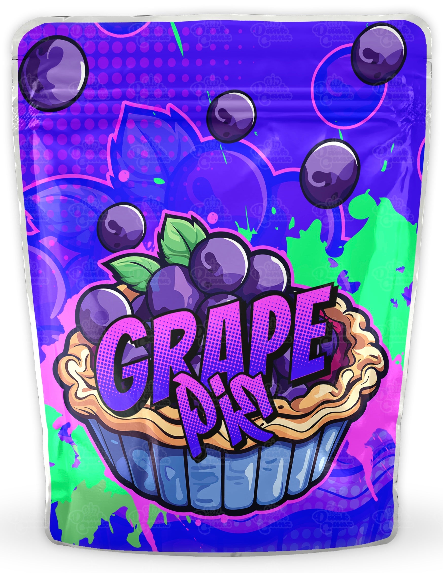 Grape Pie Mylar Bags - DC Packaging Custom Cannabis Packaging