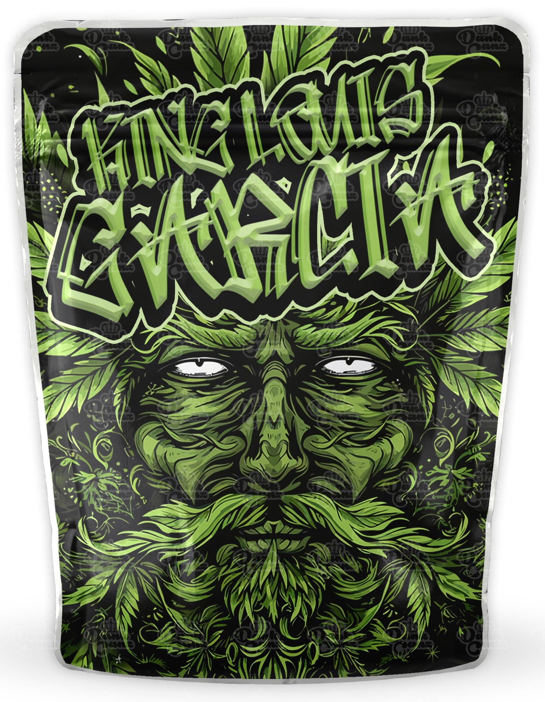 King Louis Garcia Mylar Bags - DC Packaging Custom Cannabis Packaging