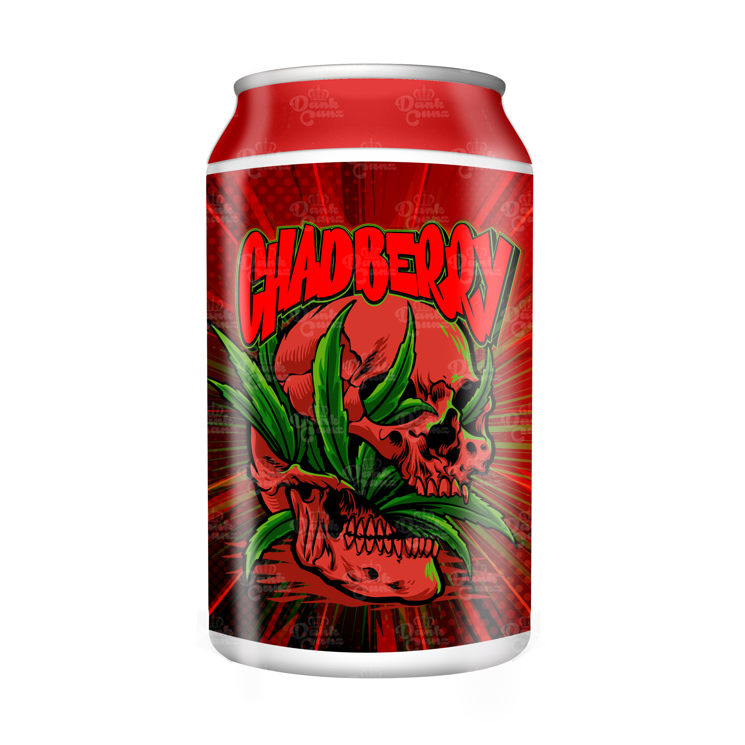 Chadberry 3.5g Plastic Soda Cans - DC Packaging Custom Cannabis Packaging