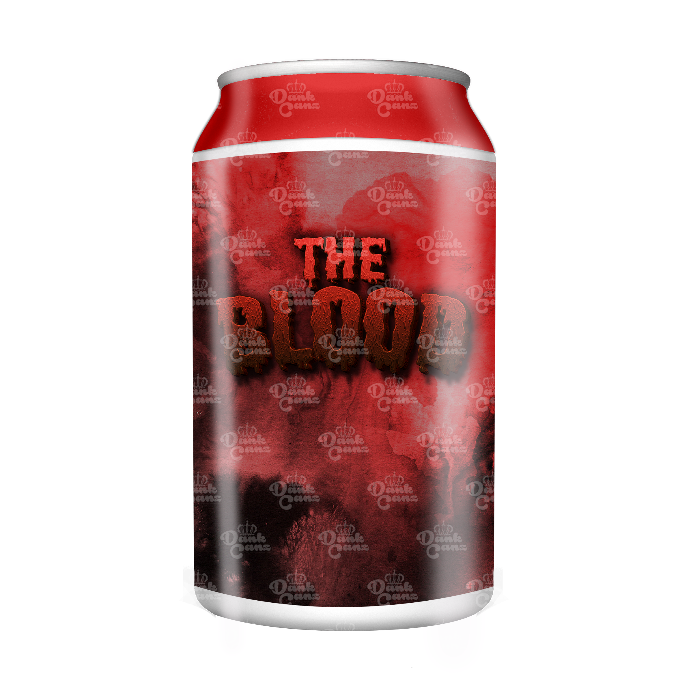 The Blood 3.5g Plastic Soda Cans - DC Packaging Custom Cannabis Packaging