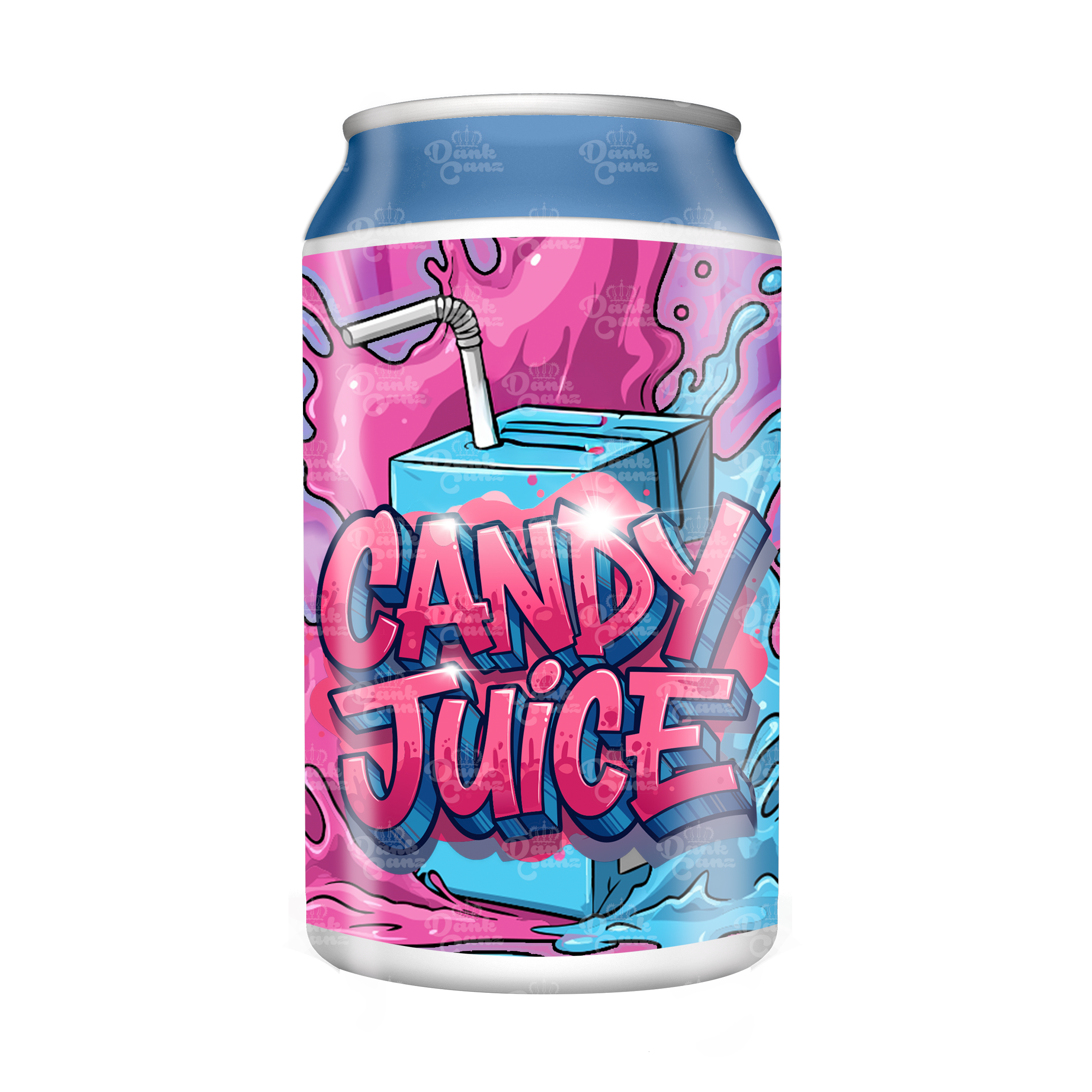 Candy Juice 3.5g Plastic Soda Cans - DC Packaging Custom Cannabis Packaging