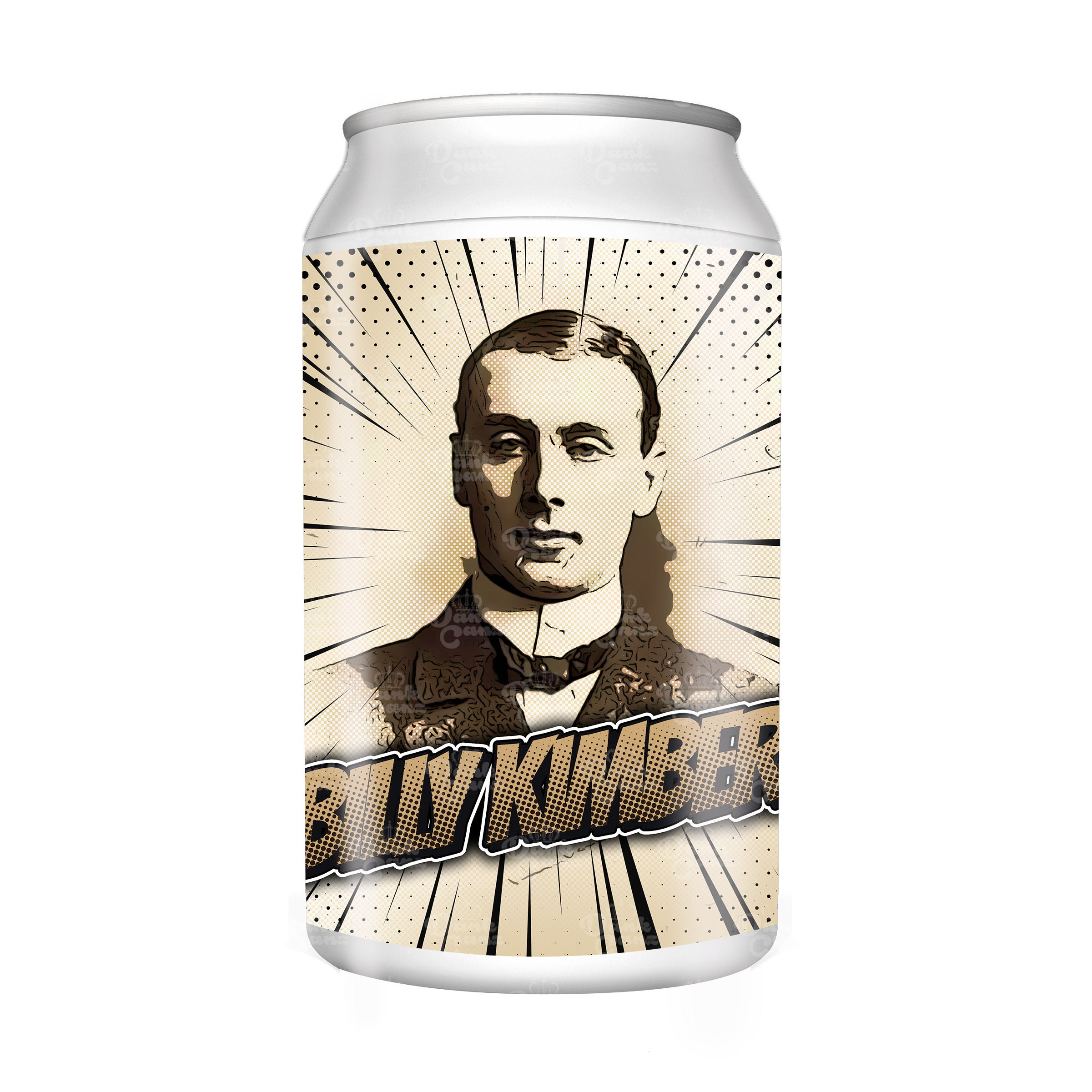 Billy Kimber 3.5g Plastic Soda Cans - DC Packaging Custom Cannabis Packaging