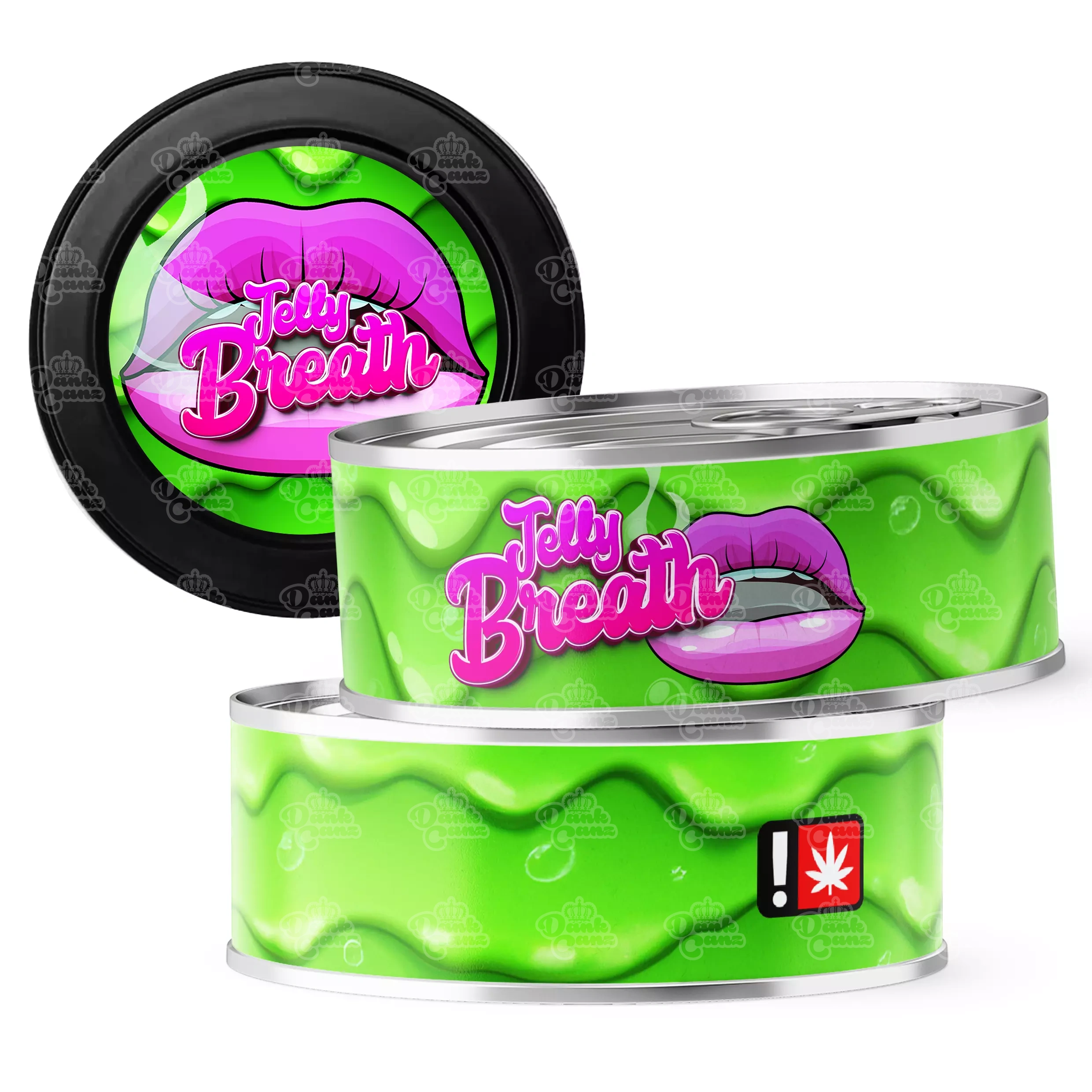 Jelly Breath 3.5g Self Seal Tins - DC Packaging Custom Cannabis Packaging