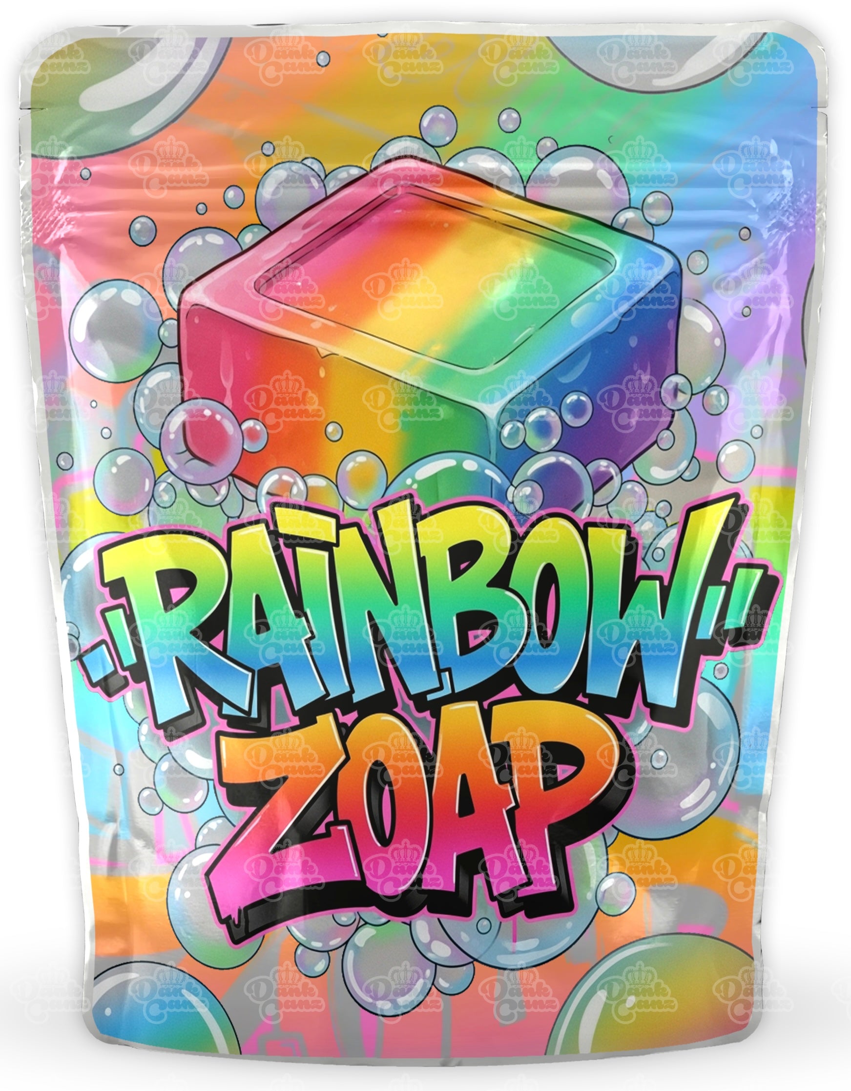 Rainbow Zoap Mylar Bags - DC Packaging Custom Cannabis Packaging