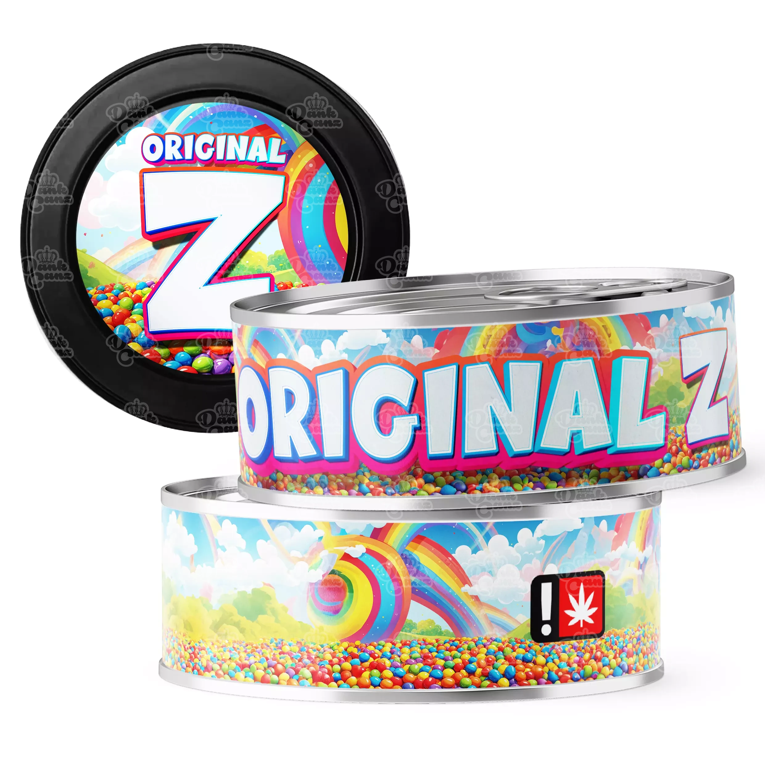 Original Z 3.5g Self Seal Tins - DC Packaging Custom Cannabis Packaging