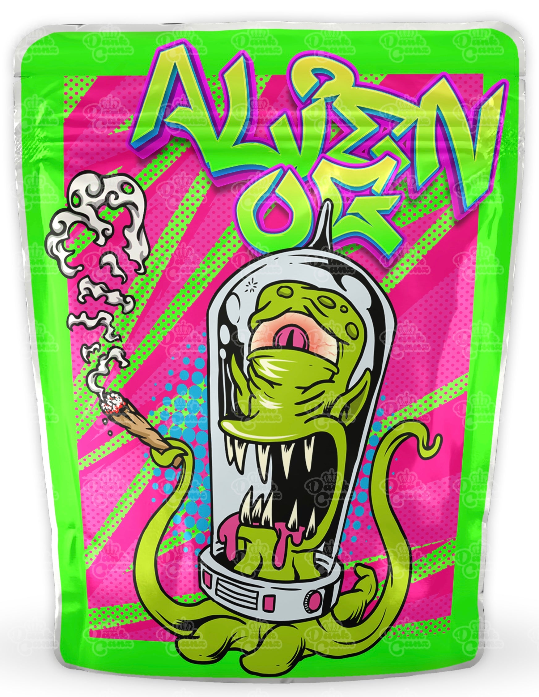 Alien OG Mylar Bags - DC Packaging Custom Cannabis Packaging