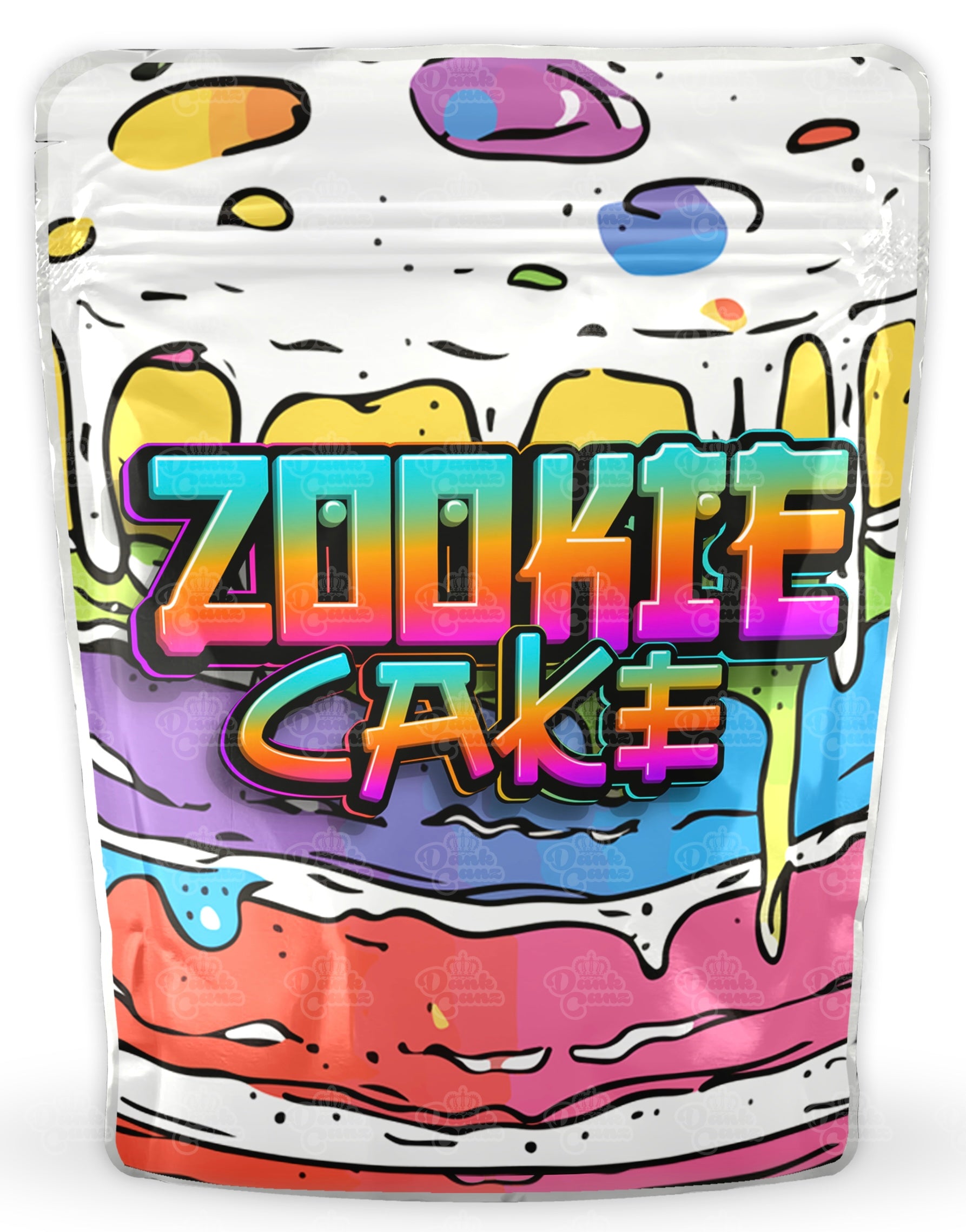 Zookie Cake Mylar Bags - DC Packaging Custom Cannabis Packaging