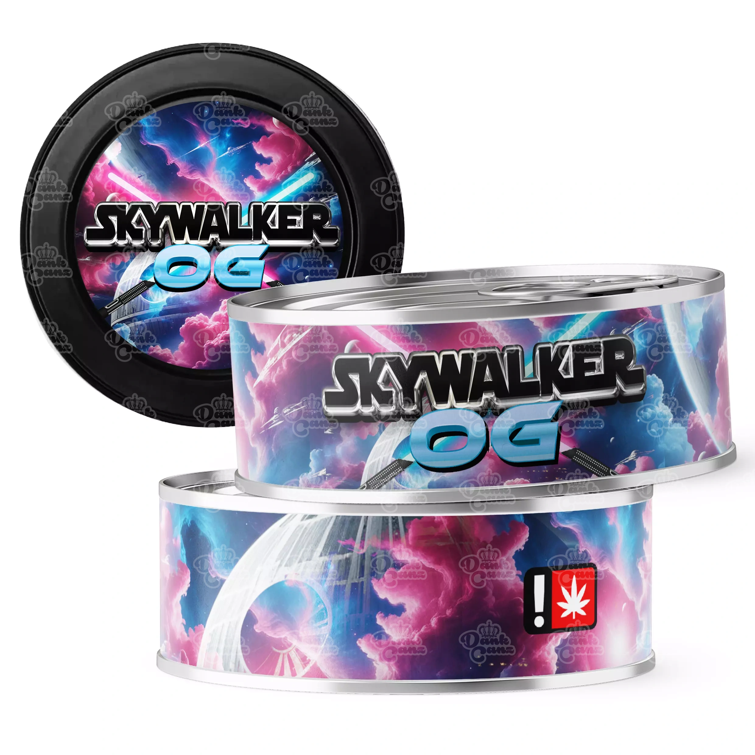 Skywalker OG 3.5g Self Seal Tins - DC Packaging Custom Cannabis Packaging