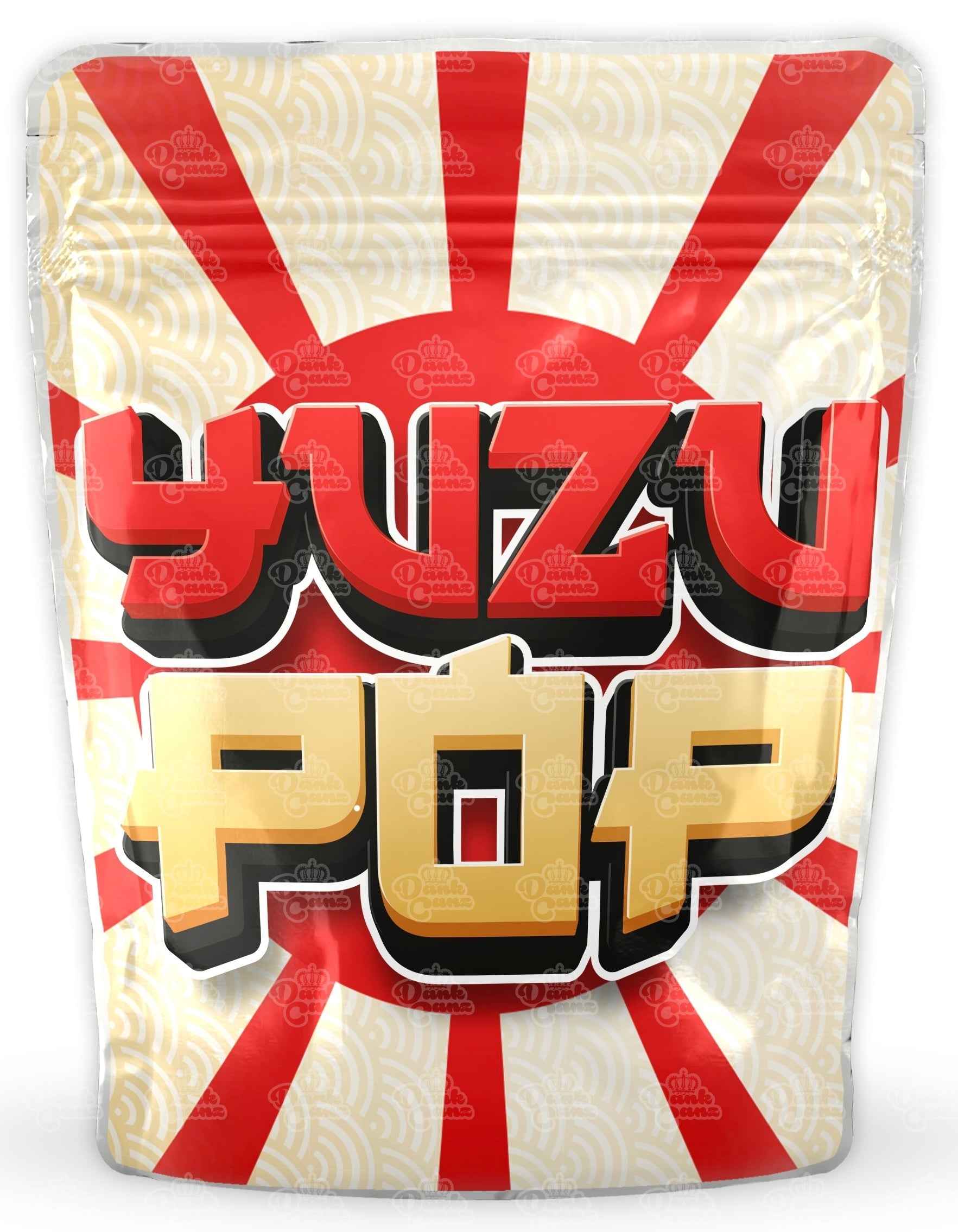 Yuzu Pop Mylar Bags - DC Packaging Custom Cannabis Packaging