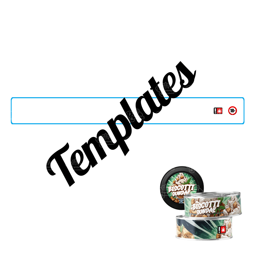 Pull Ring Tin Template - DC Packaging Custom Cannabis Packaging